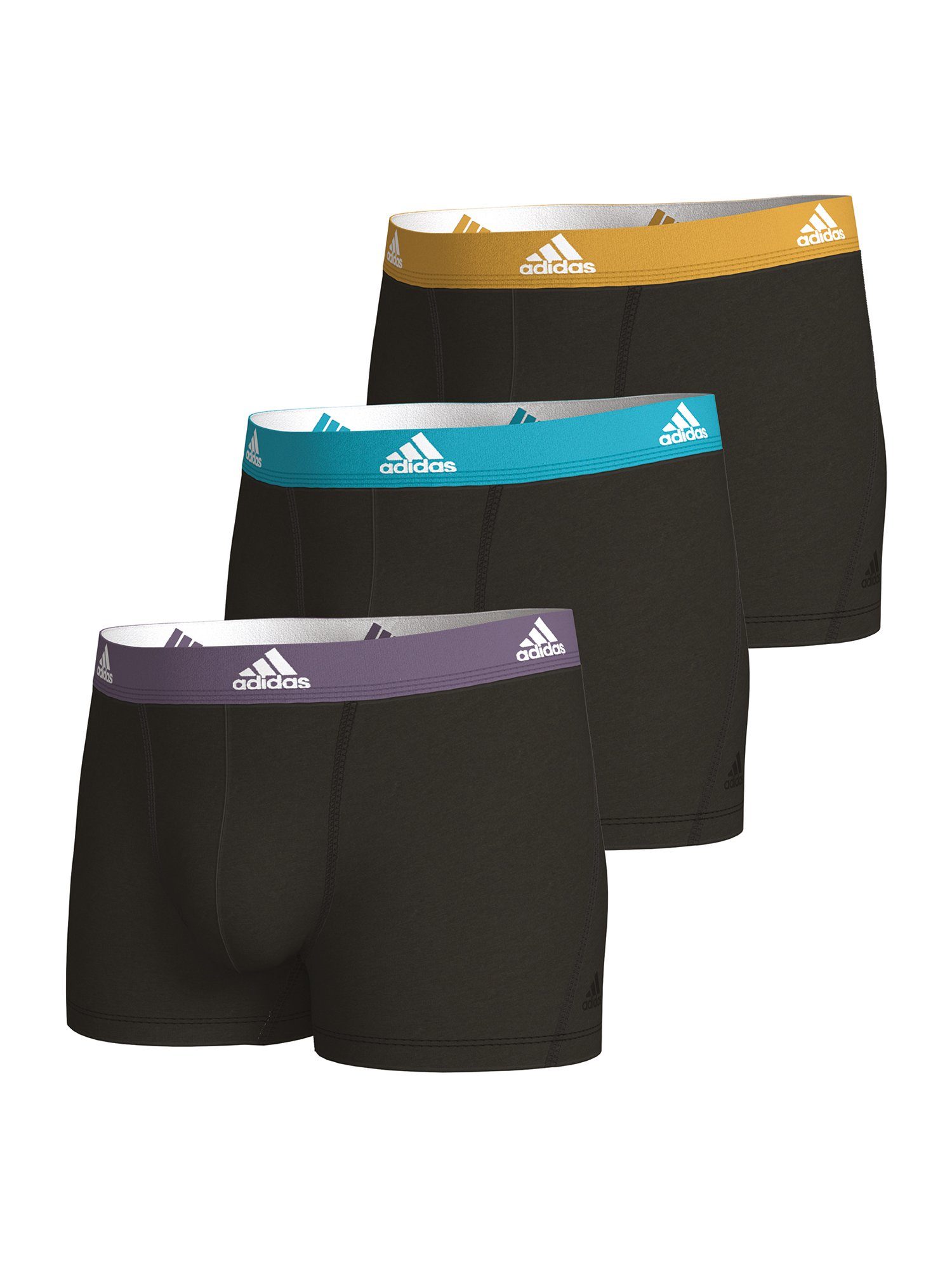 adidas Sportswear Trunk BASIC (3-St) unterhose männer herren accented noir