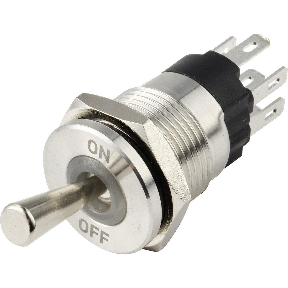 TRU COMPONENTS Schalter TRU COMPONENTS TC-14378416 Kippschalter 250 V/AC 15 A 1 x Ein/Aus IP6 (TC-14378416)
