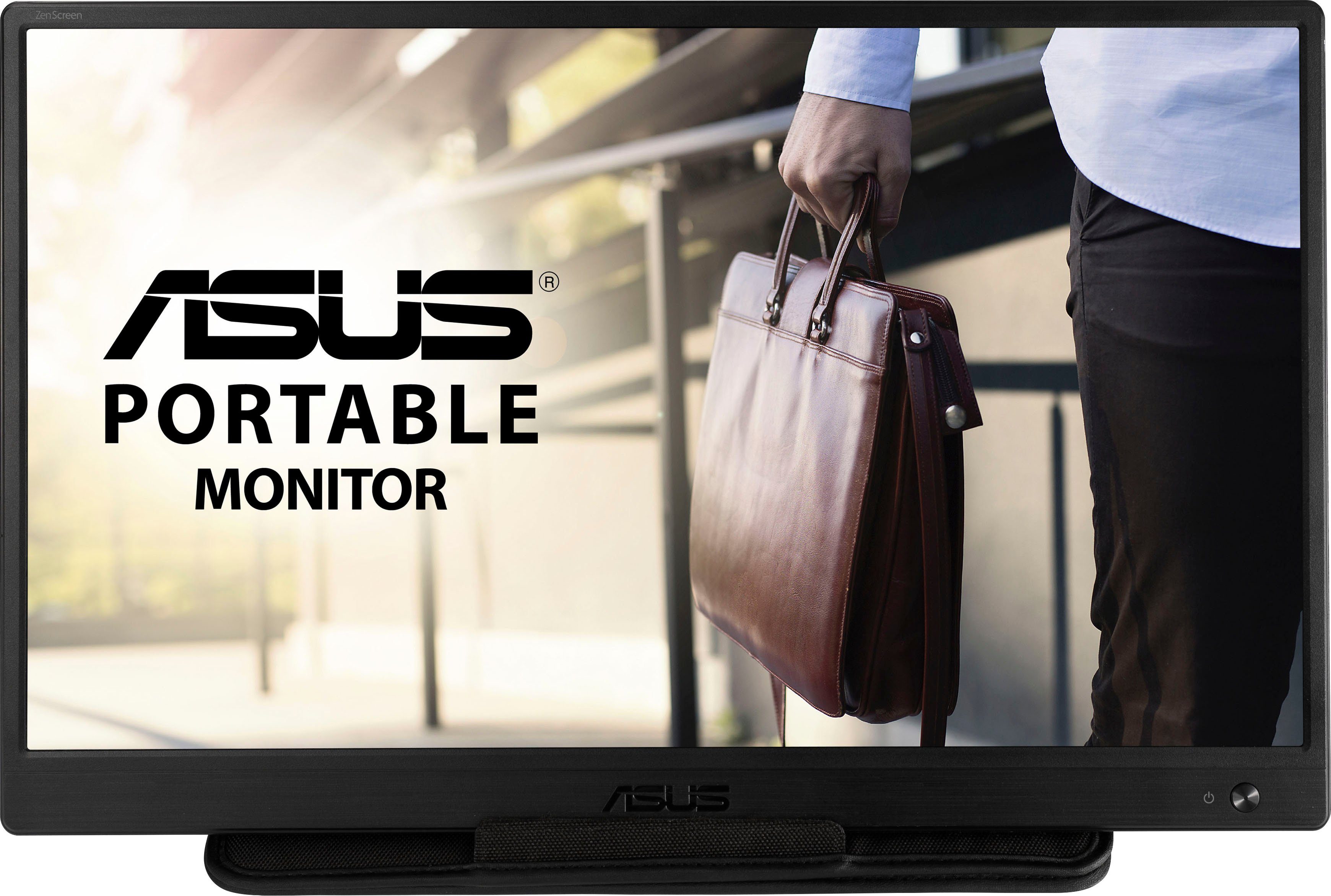 Asus MB165B Portabler Monitor (40 cm/16 ", 1366 x 768 px, WXGA, 10 ms Reaktionszeit, 60 Hz, LCD)