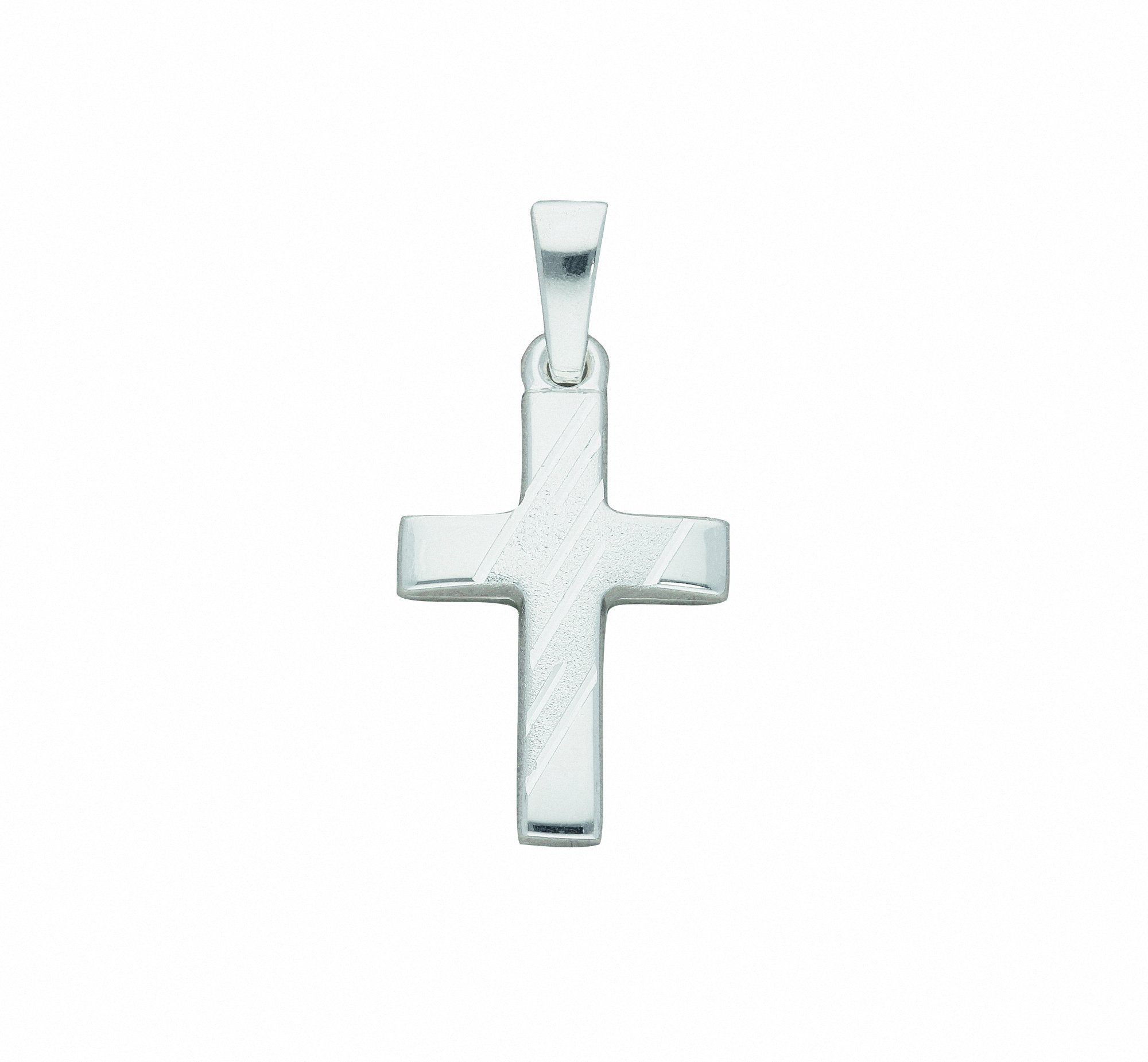 Anhänger mit Halskette Adelia´s Schmuckset - Kette Silber 925 Set mit Anhänger, Kreuz