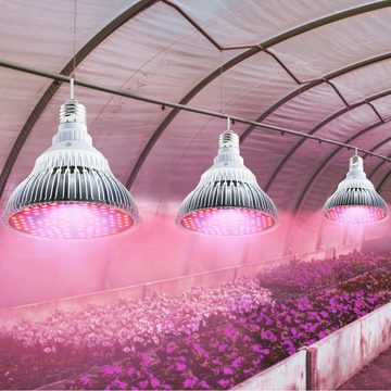 GOOLOO Pflanzenlampe LED Pflanzenlicht Vollspektrum wachsen Licht Pflanze wachsen Licht, Pflanzenlampe Gewächshaus 120LEDS, Hochleistungs-Aluminiumkühlkörper, keine Sorge um die Wärmeableitung, Steckbare Steuerung, Pflanzenleuchte für Zimmerpflanzen Gemüse und Blumen