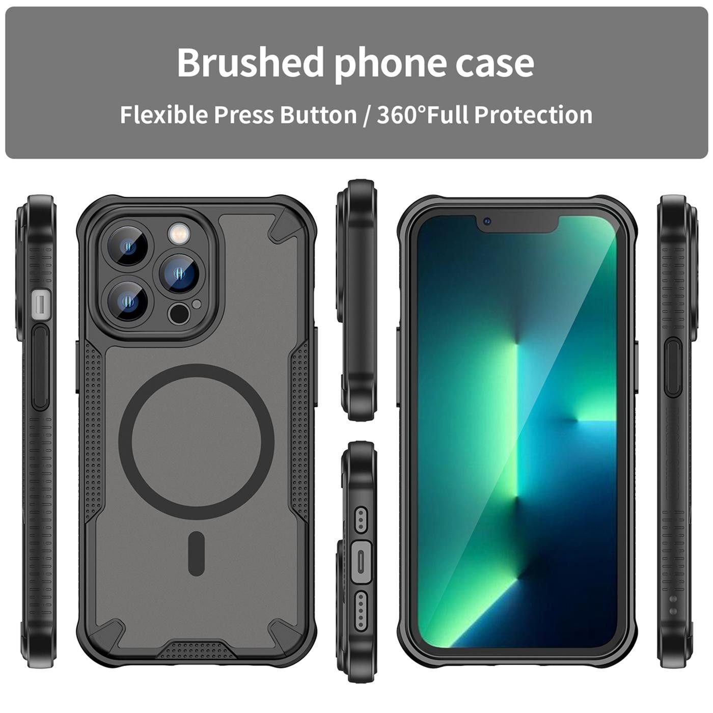 CoolGadget Handyhülle Defender Series Handy Hülle für Apple iPhone 13 Pro Max 6,7 Zoll, Magsafe TPU Schlicht Robust Schutzhülle für iPhone 13 Pro Max Hülle