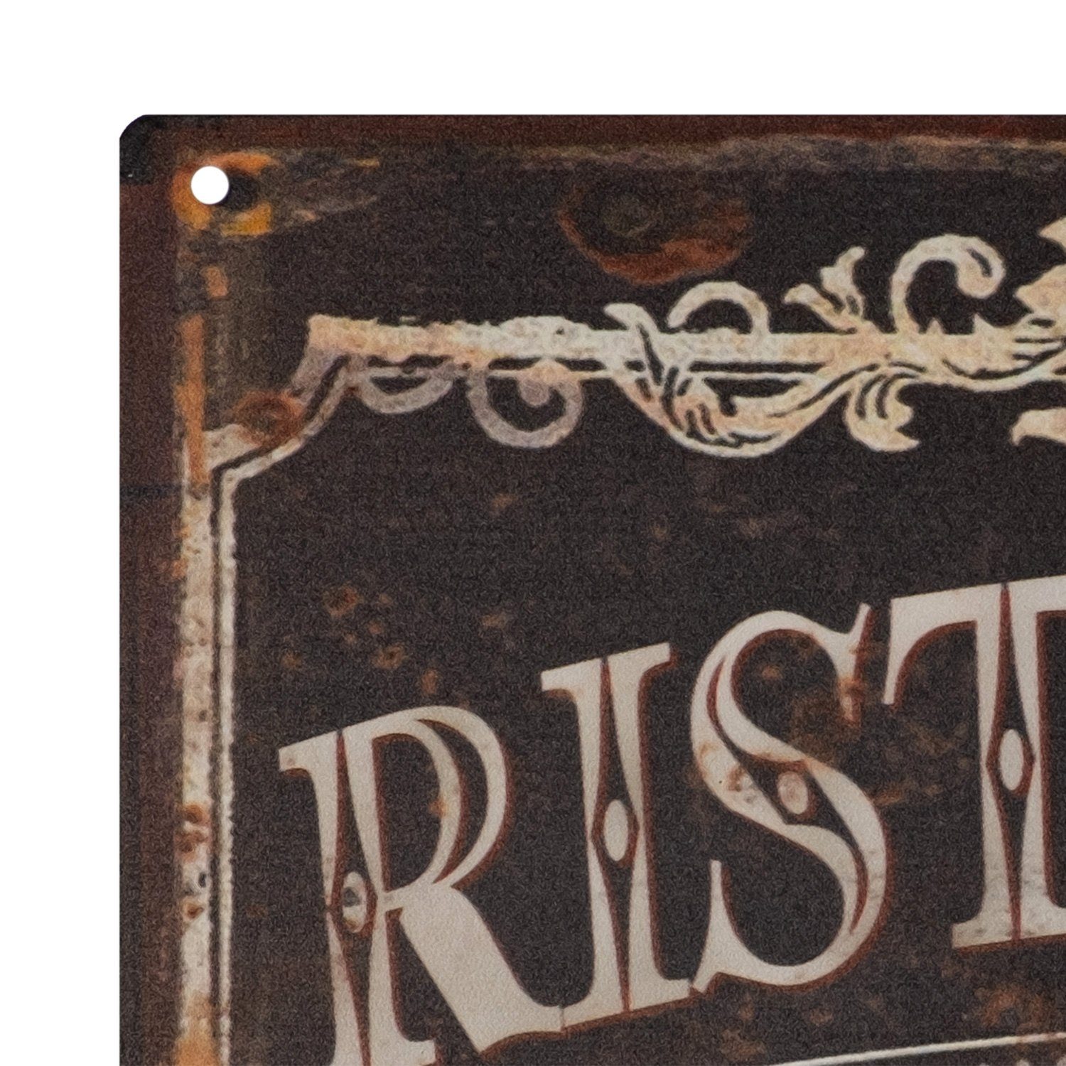 Moritz Metallschild Blechschild Ristorante Italiano Pizza Spaghetti Vino, (Einzeln), Vintage Retro Deko Schild Metallschild Wandbild Schild