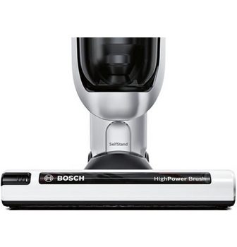 BOSCH Belaidis dulkių siurblys Athlet BCH6ATH25 25.2 V atskirai Higieninis filtras Turbo-Stufe beutellos alle Bodenarten aukštis Saugkraft iki 60 min Laufzeit weiß