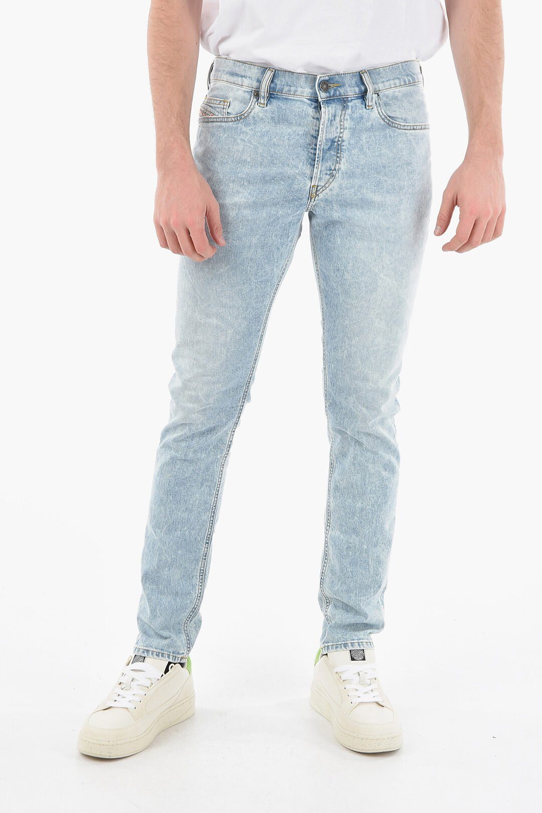 Diesel Slim-fit-Jeans Hellblaue Low Waist Stretch Hose - D-Luster 0GDAM -  L32