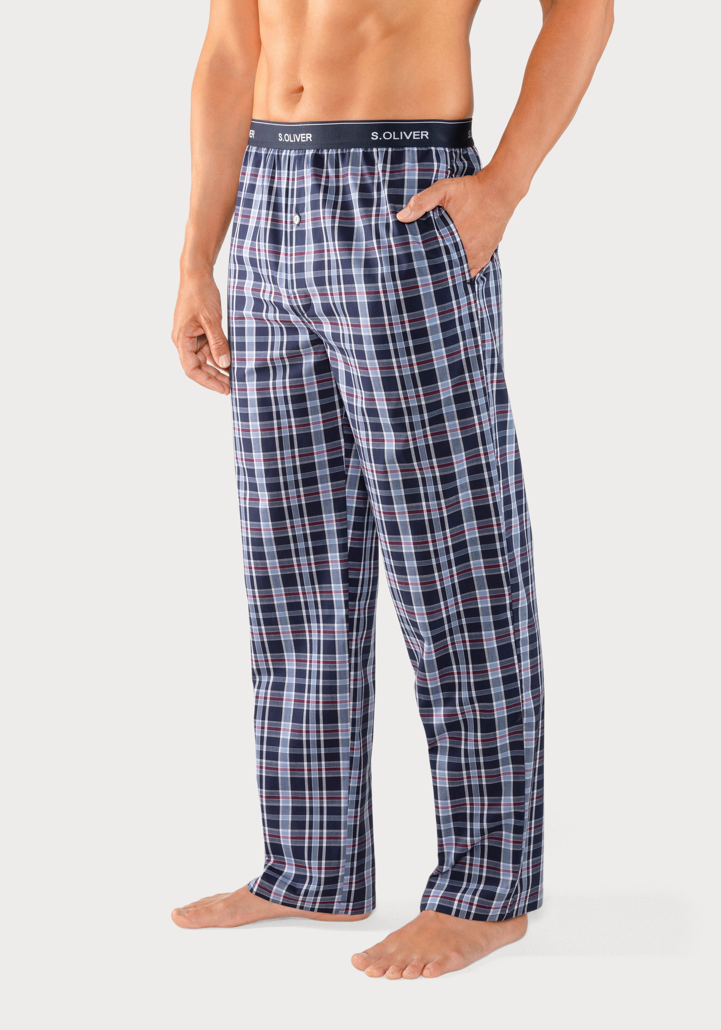 s.Oliver Webhose mit Markenlogo im Bund