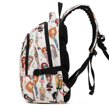 Aoking Freizeitrucksack Rucksack Schulrucksack Sportrucksack Tagesrucksack Cityrucksack, Mädchen Rucksack (Laptopfach) Freizeit Reise Sport Arbeit Schule Uni