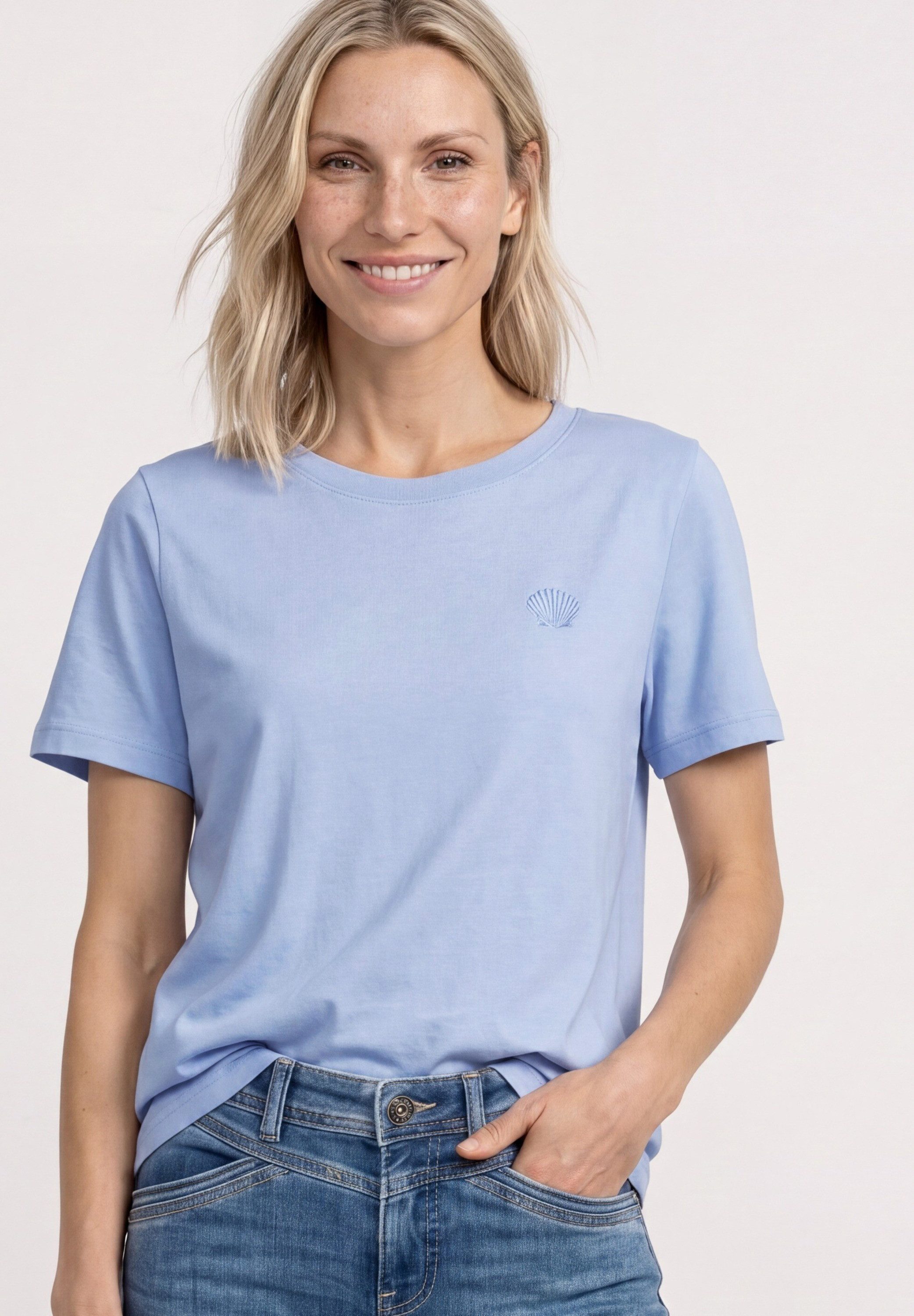 STREET ONE T-Shirt im soften Baumwoll-Mix