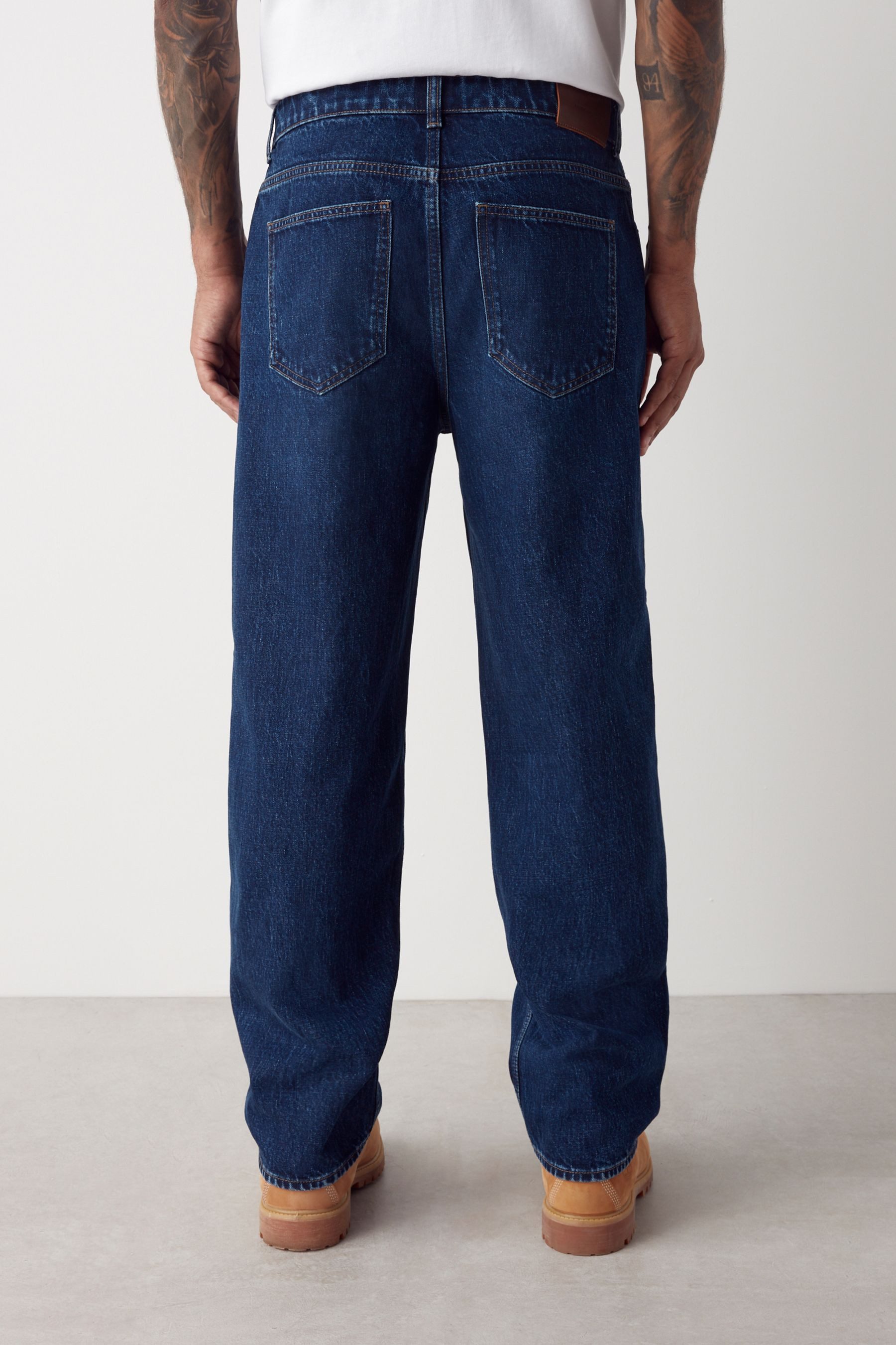 Next Relax-fit-Jeans Relaxed Fit Denim-Jeans mit Vintage-Waschung (1-tlg) günstig online kaufen