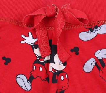 Sarcia.eu Pyjama Grau - roter Pyjama mit Pailletten Mickey Mouse DISNEY S