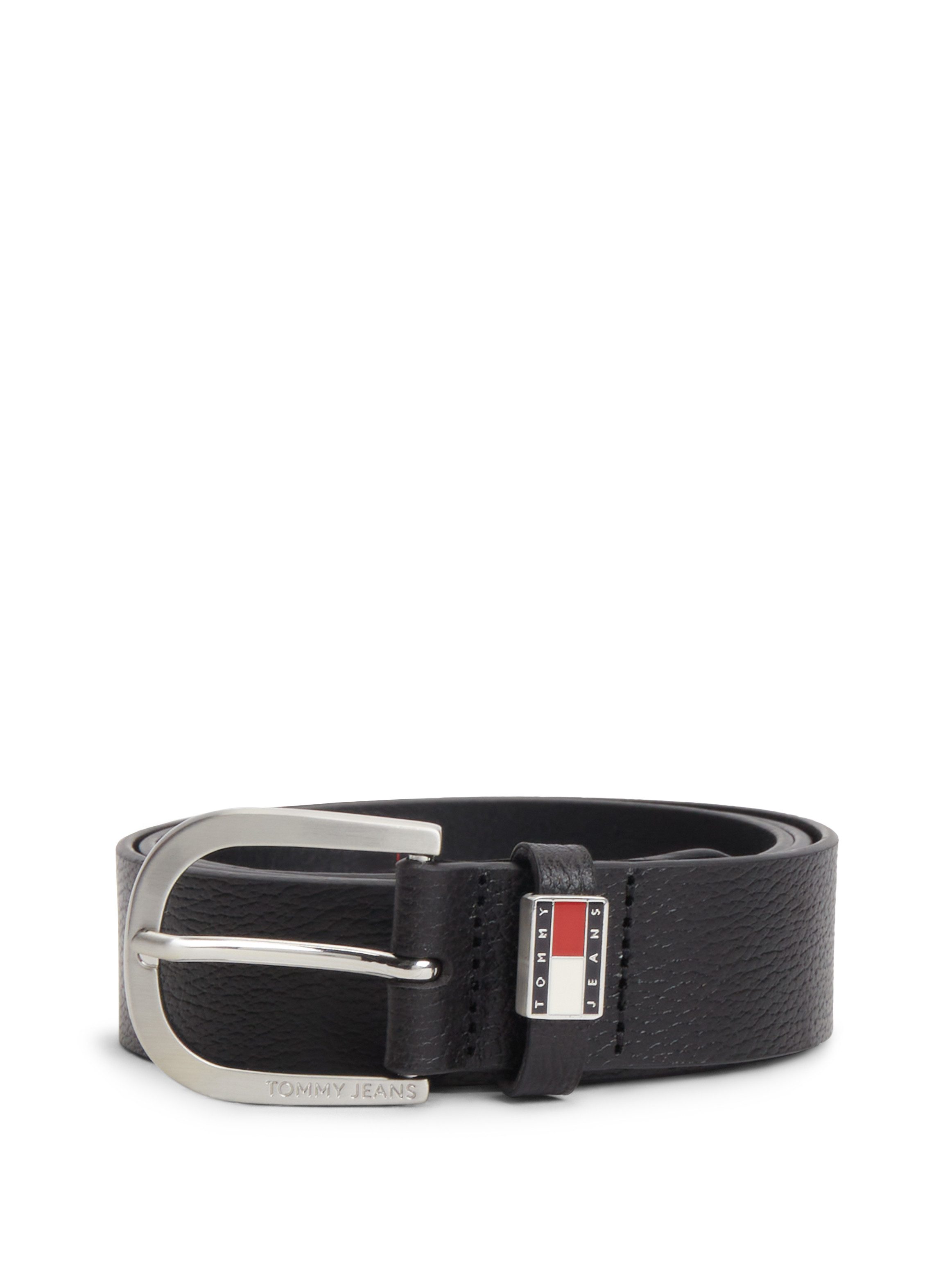 Tommy Jeans Ledergürtel TJM RYAN 3.5 Größenverstellbar mit genarbtem Finish