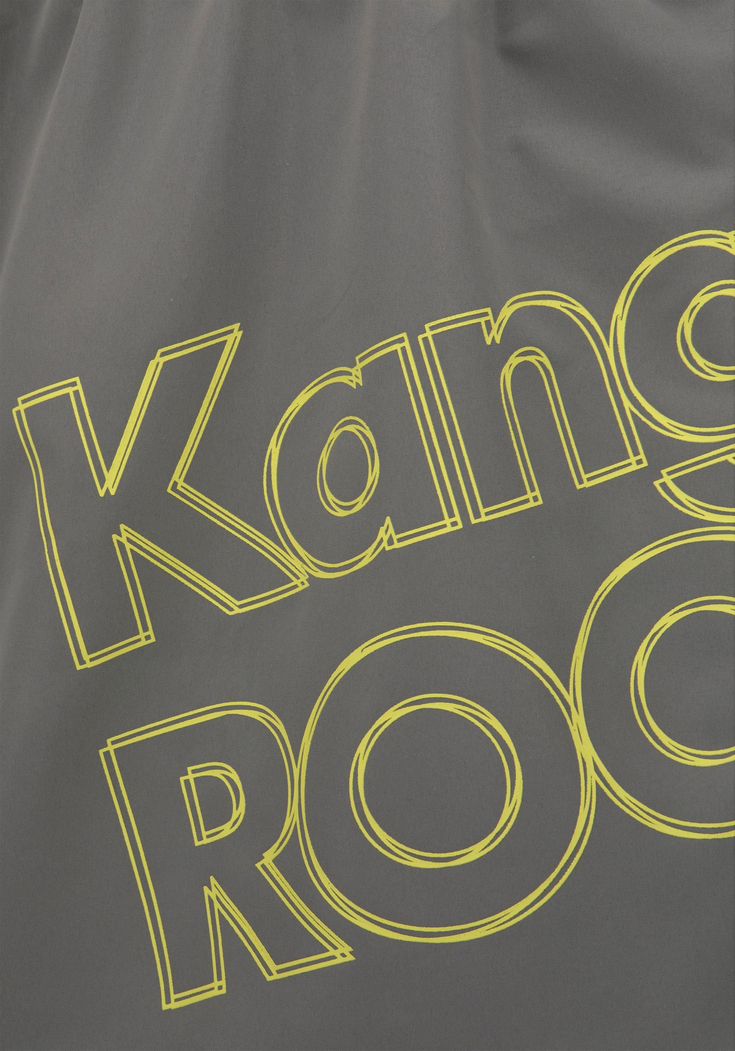 KangaROOS Badeshorts Adams mit großem Logoschriftzug