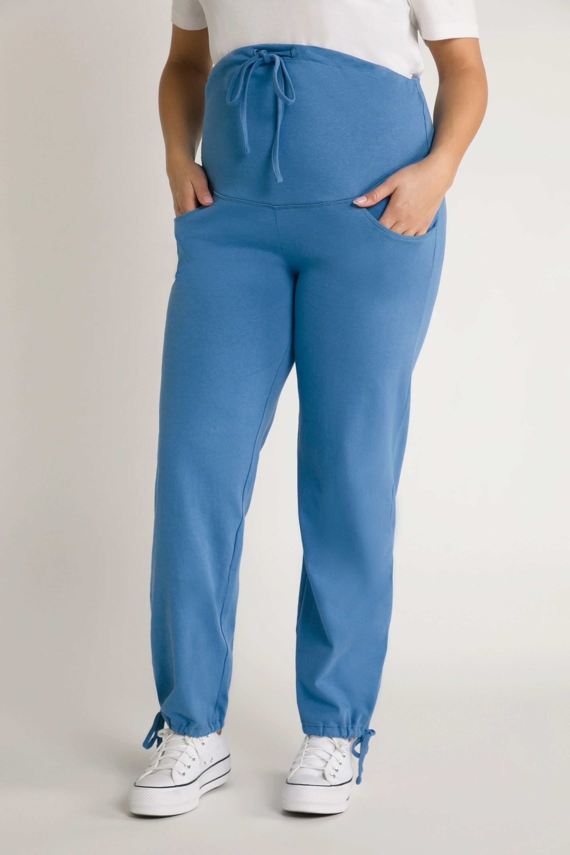 Ulla Popken Dehnbund-Hose Bellieva-Sweatpants breiter Bund günstig online kaufen