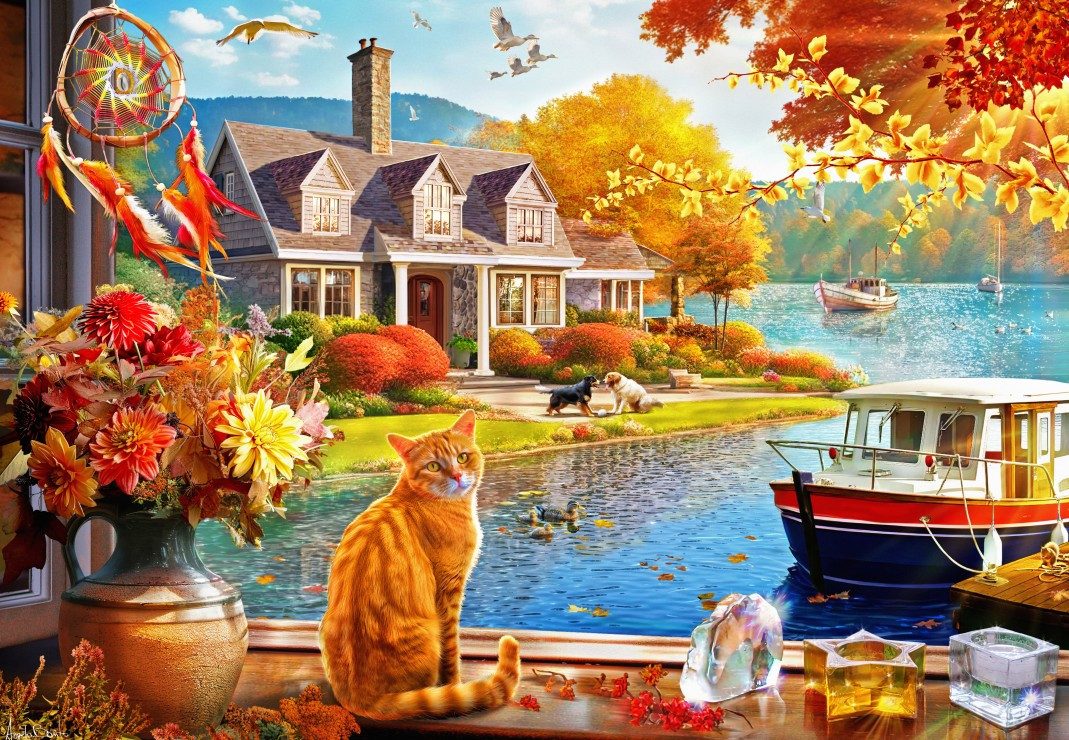 Bluebird Puzzle Puzzle Crisp Fall View, Puzzleteile