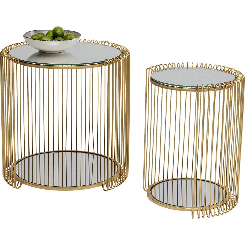 Kare Design Beistelltisch Wire Double, mit günstig online kaufen
