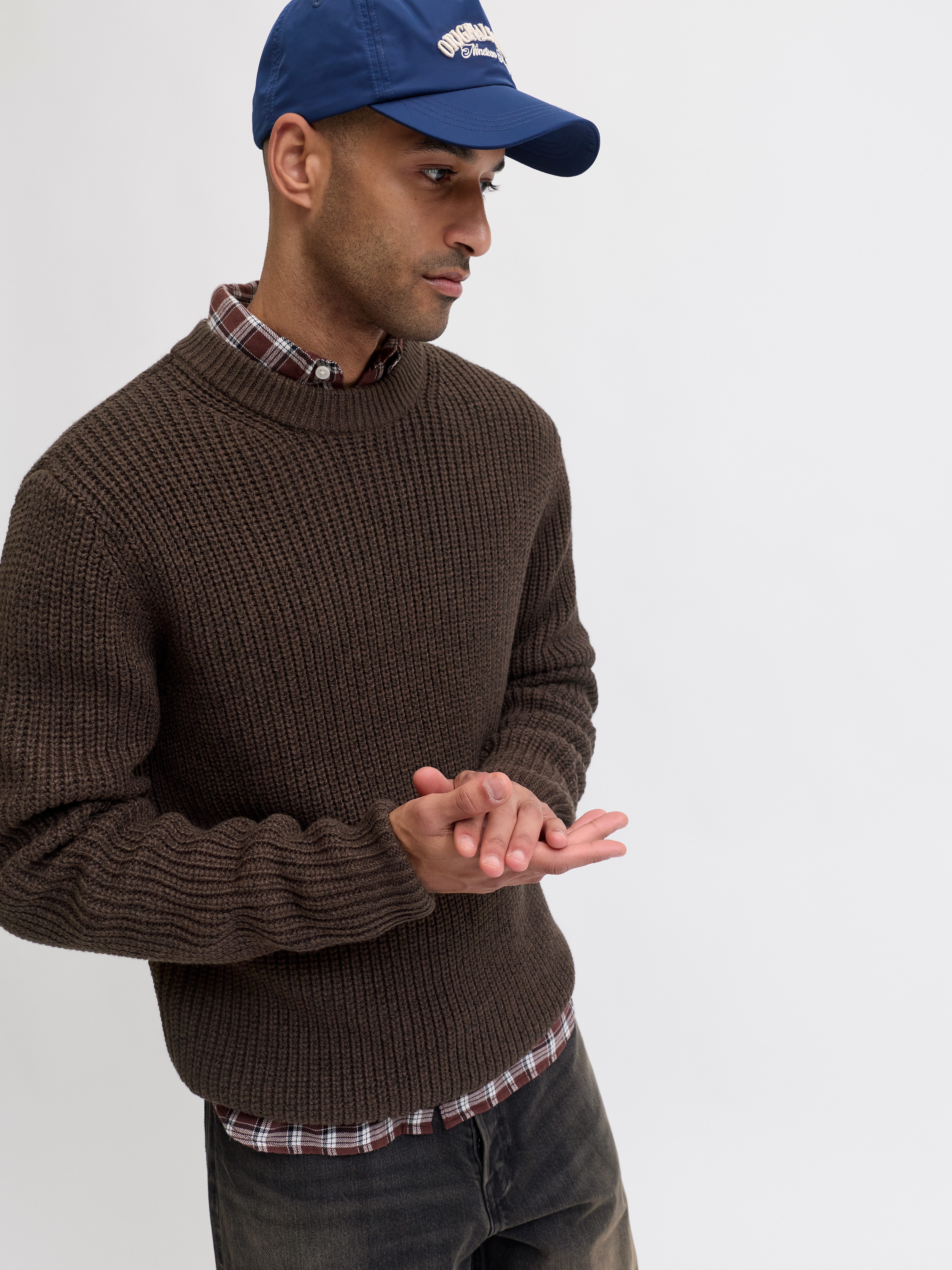 Jack & Jones Strickpullover JORBLEECKER KNIT CREW NECK BF günstig online kaufen