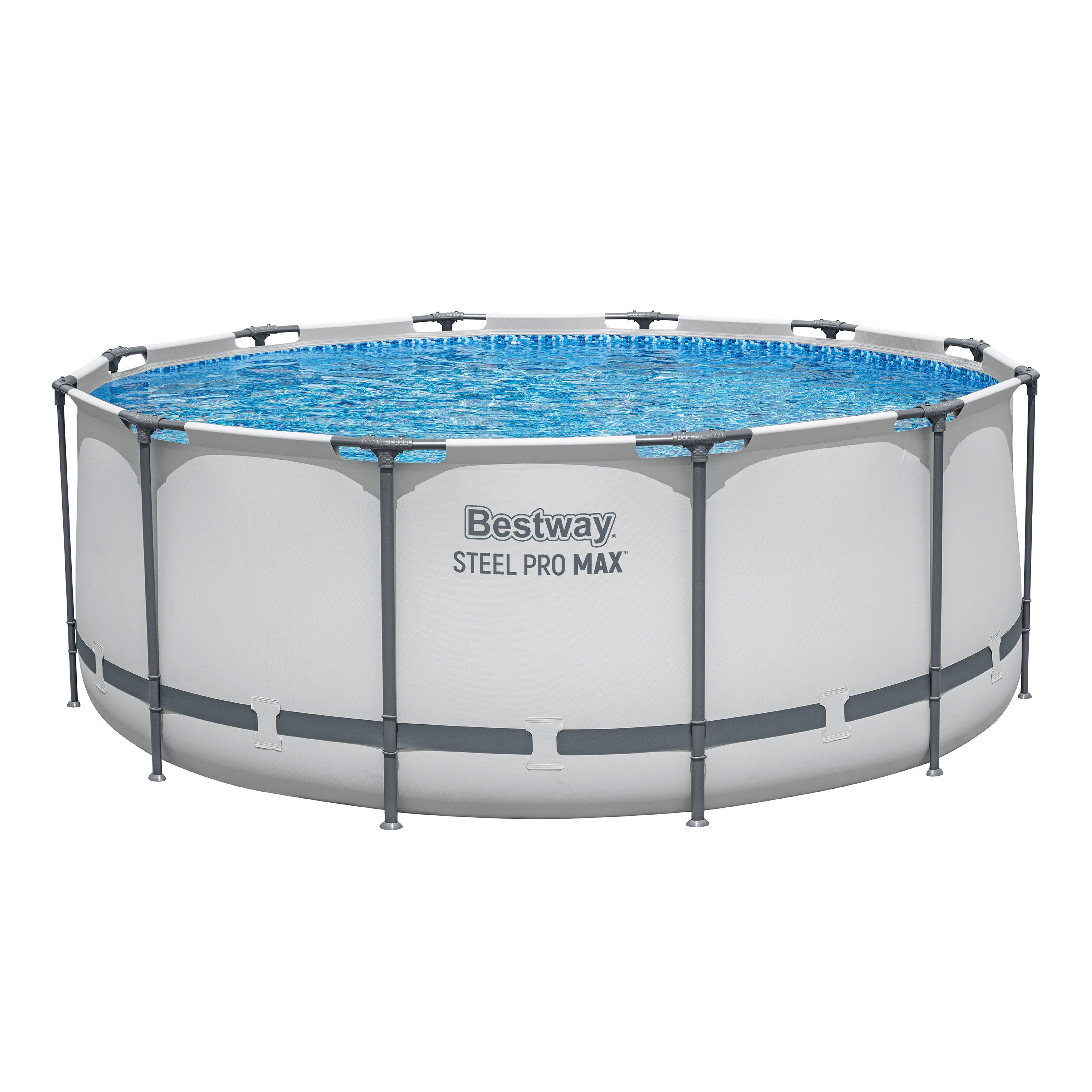 Bestway Framepool Steel Pro MAX™ (Packung, ohne Zubehör), Ø 366 x 122 cm