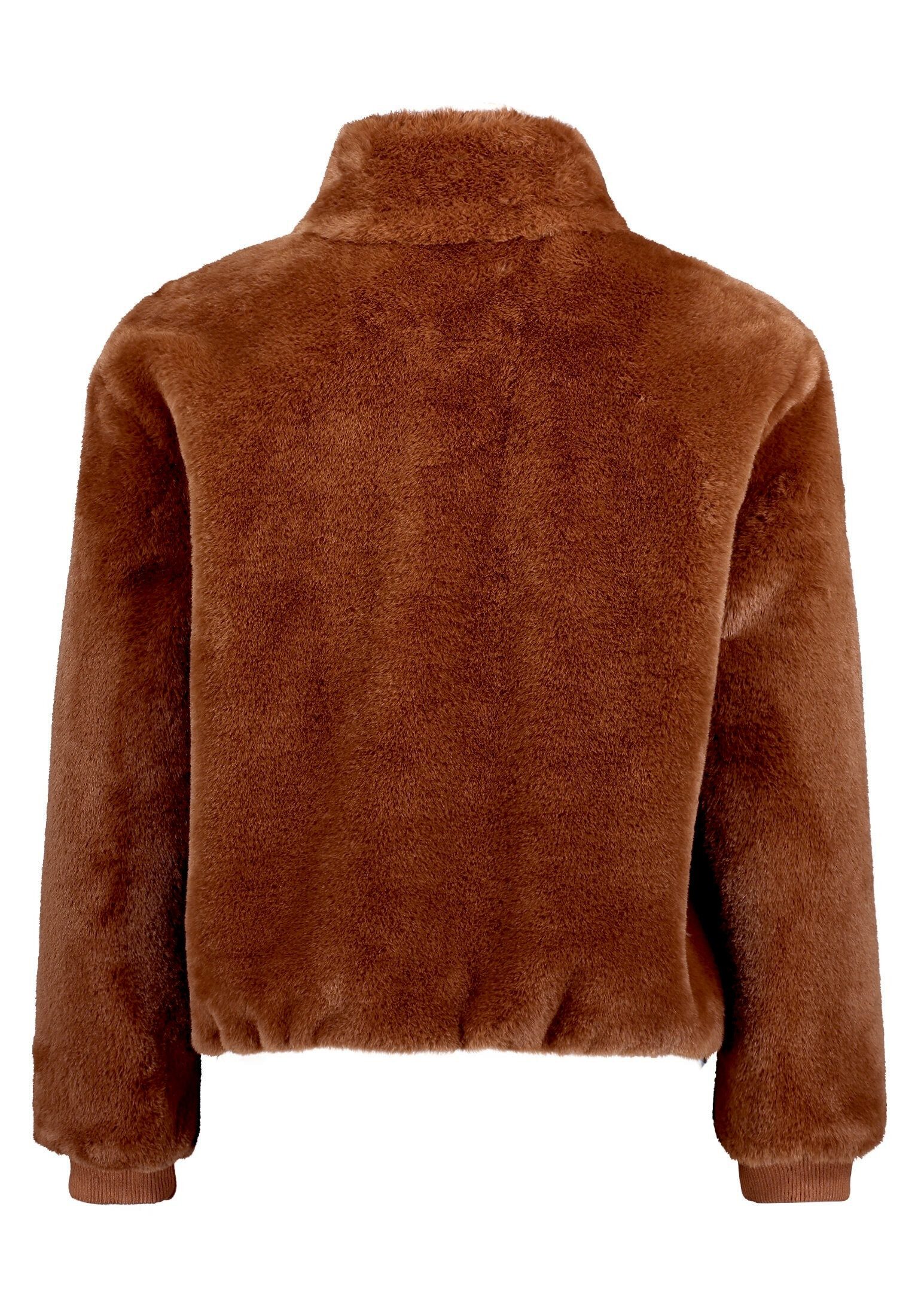 Betty&Co Fellimitatjacke Damen mit Taschen