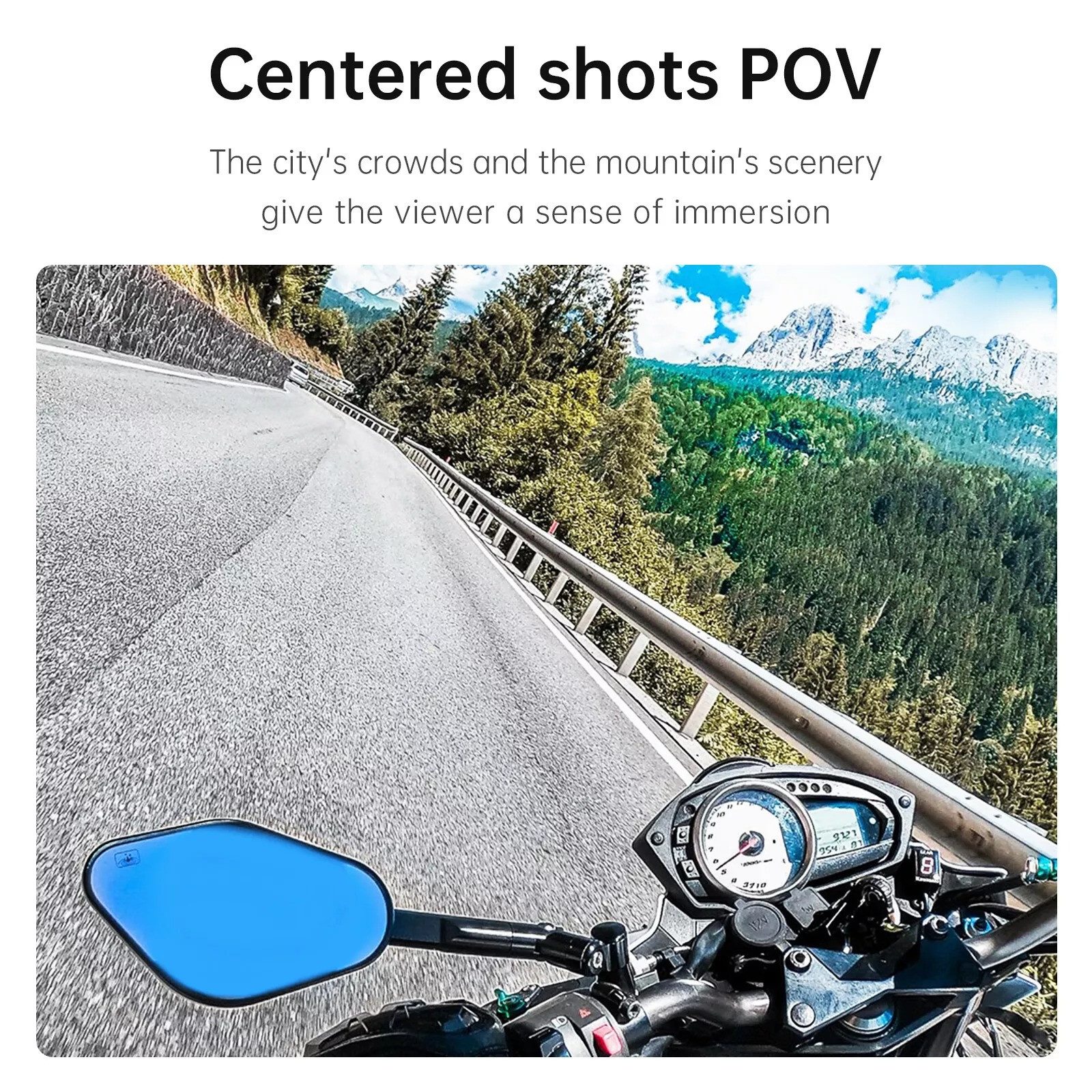 Telesin Action Cam-Halterung Motorrad Helm Halterung Halter Chin Mount für Gopro Hero Insta360 DJI