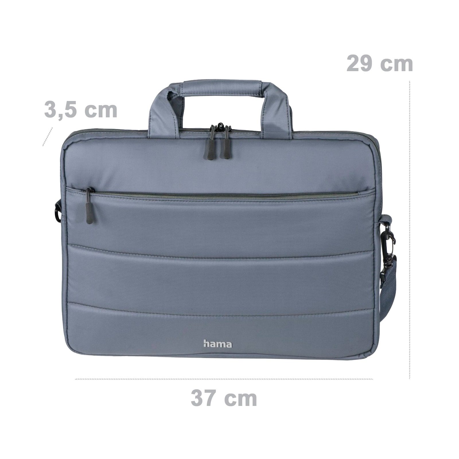 Hama Laptoptasche Toronto Umhängetasche (im Stepp-Look), für Notebooks bis 34 cm (13,3)