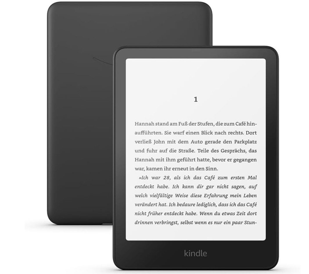 Kindle Kindle Paperwhite ohne Werbung 12. Generation 2024 7-Zoll E-Book (7", Kindle OS, Wasserfest (IPX8) Dünner Rahmen Augenschonend)