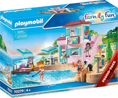 Playmobil® Spielwelt PLAYMOBIL® 70279 - Family Fun - Eisdiele am Hafen