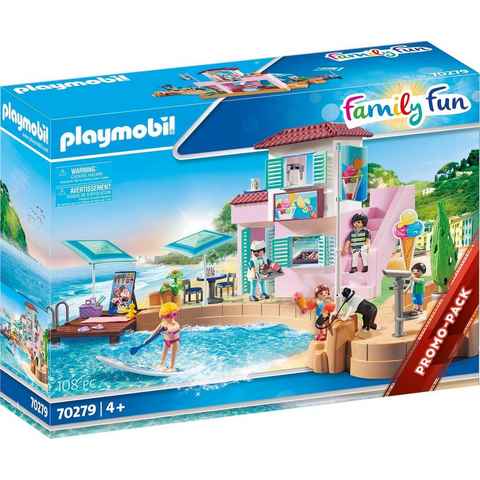 Playmobil® Spielwelt PLAYMOBIL® 70279 - Family Fun - Eisdiele am Hafen