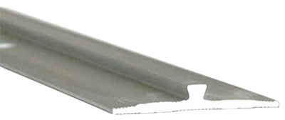 Slate Lite Abschlussprofil »Abschlusskante F-Line« (1-St), kleben oder schrauben, Stahloptik