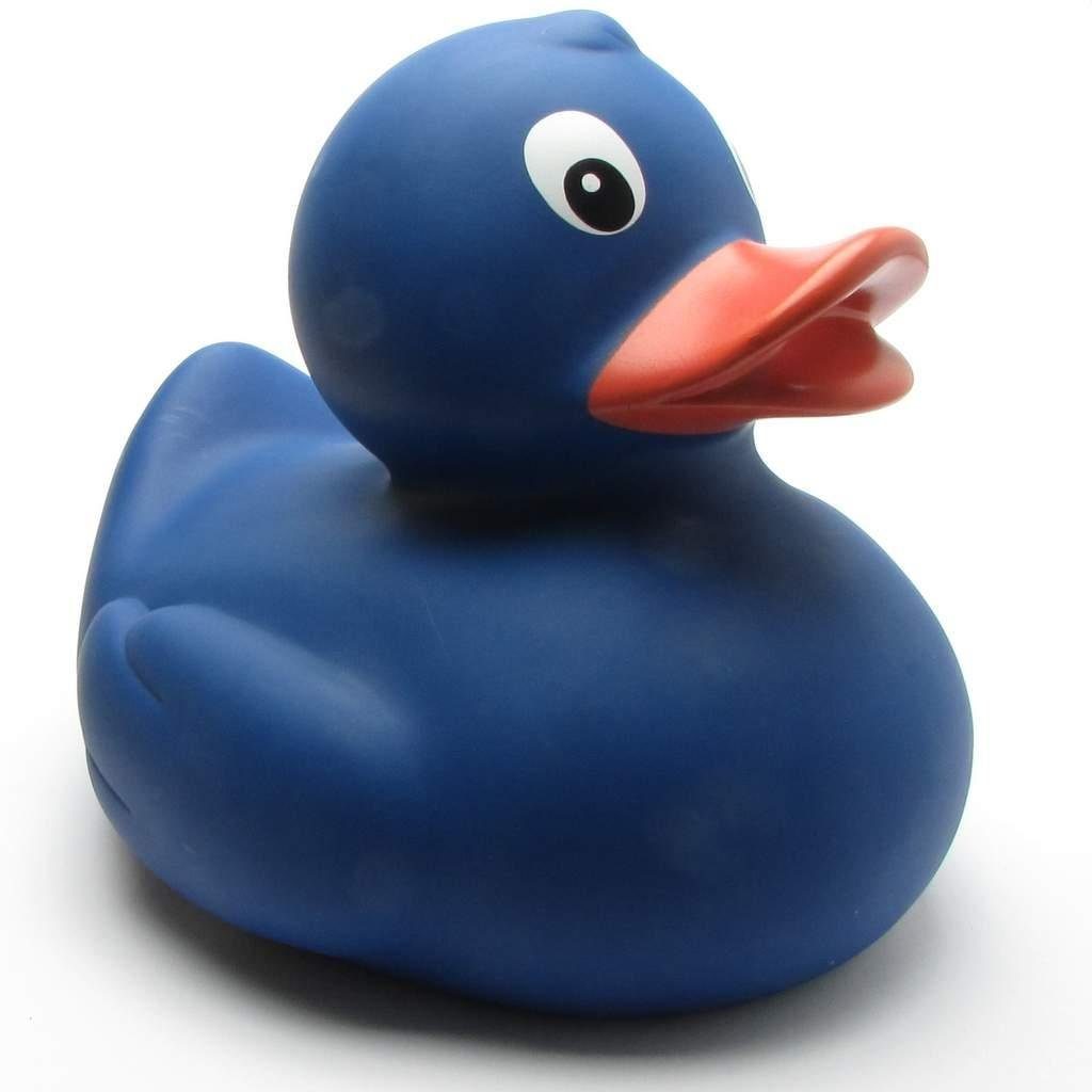 Duckshop Hannah blau Badeente - - XXL Badespielzeug Quietscheente