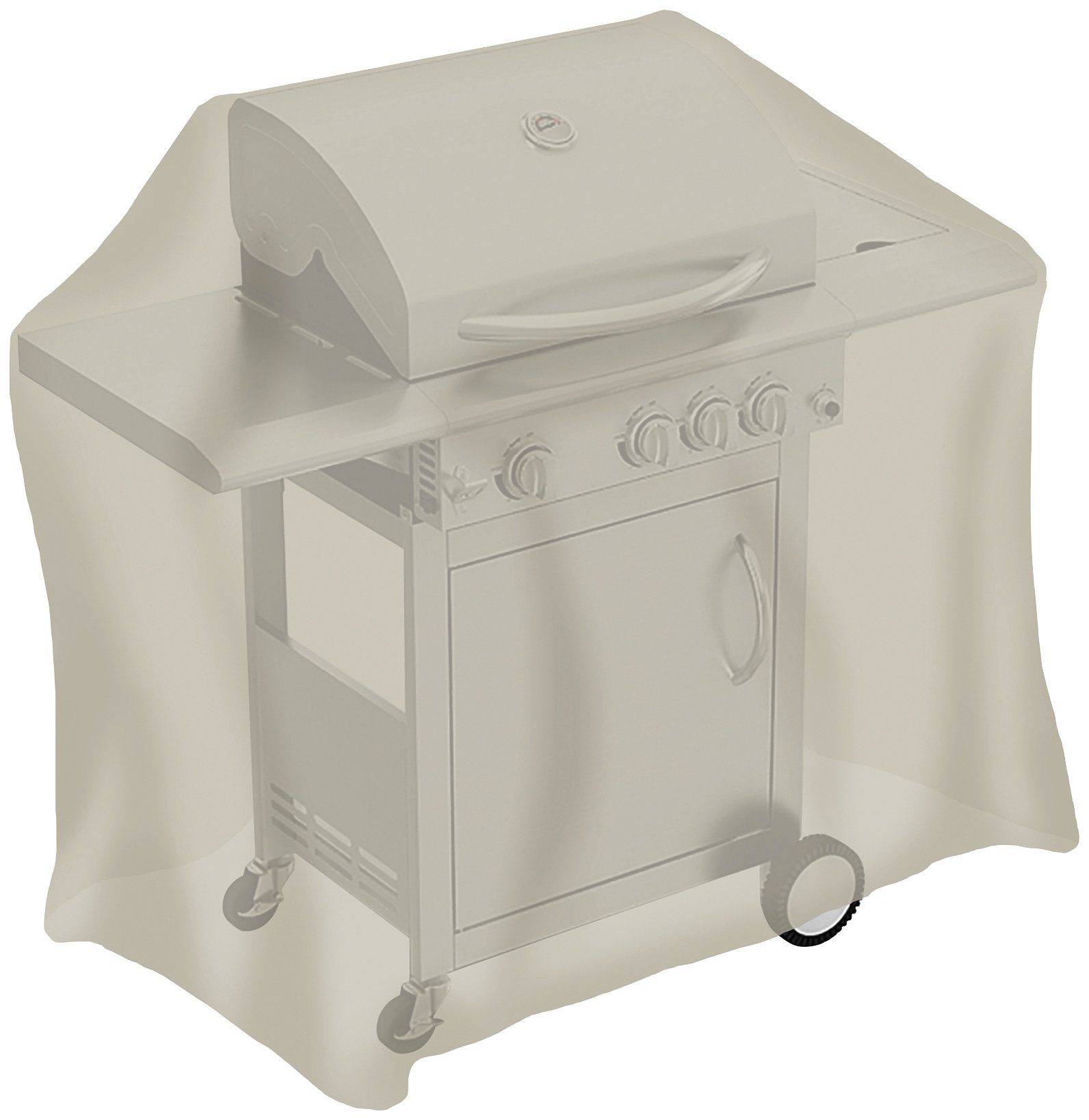 Tepro Grill-Schutzhülle, BxLxH: 130x65x100 cm, für Gasgrill mittel