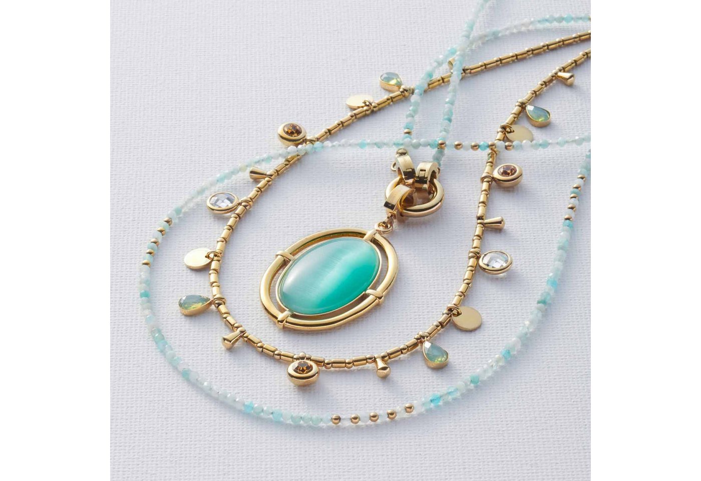 LEONARDO Kette mit Anhänger Halskette E... LEONARDO Kette mit Anhänger Halskette E...