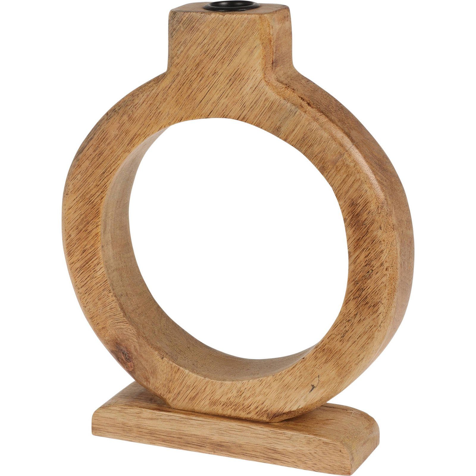 Home & styling collection Kerzenhalter Kerzenständer aus Mangoholz, 16 x 21 cm (Kerzenhalter)