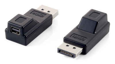 Equip Formularblock Equip Mini Displayport->DisplayPort Adapter St/Bu schwarz Polybeute