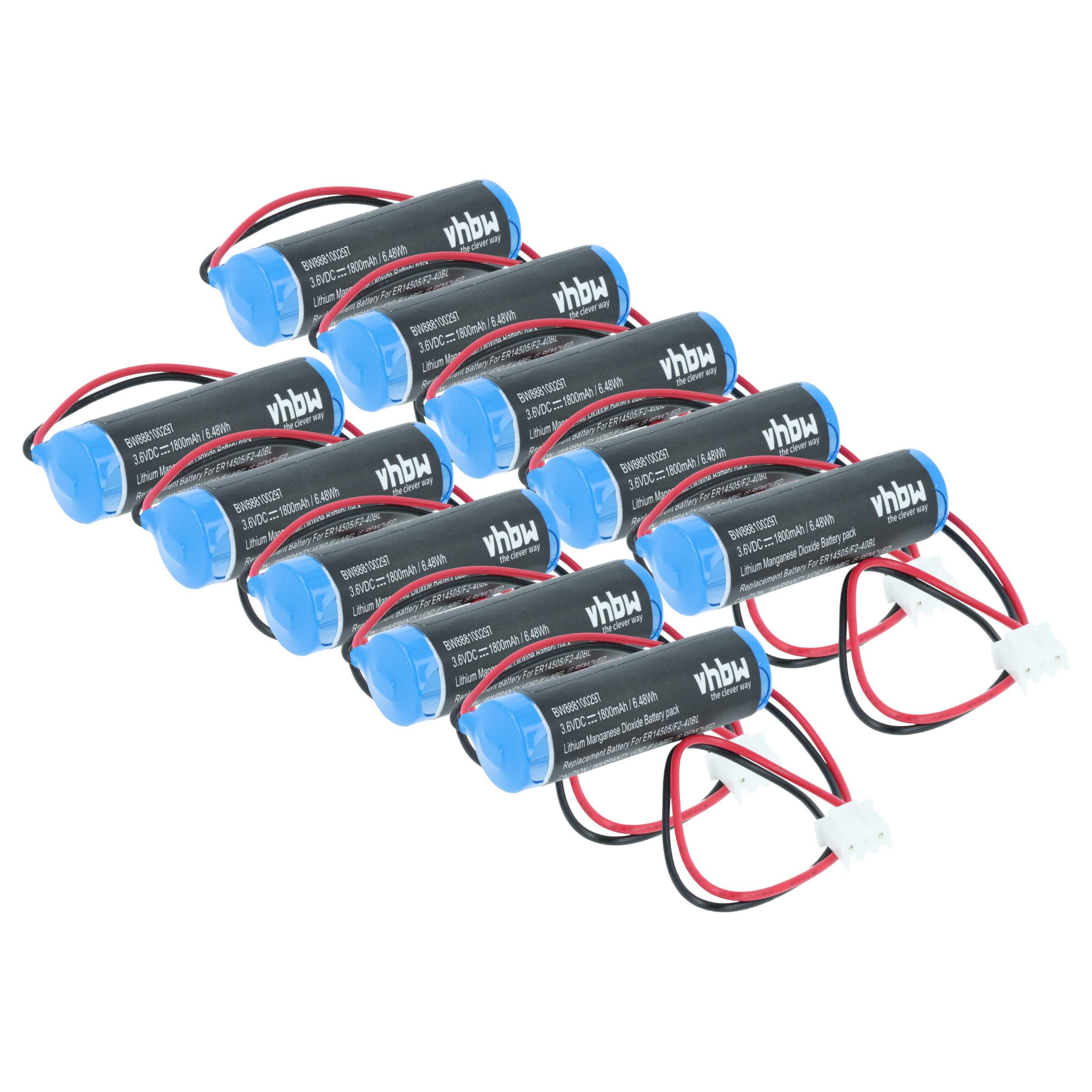 vhbw passend für Mitsubishi F1, FX2, FX1, FX, F2, FX2N, FX2C Steuerungssyst Batterie, (3,6 V), Leistungsfähige Ersatz-Batterie für speicherprogrammierbare Steuerung