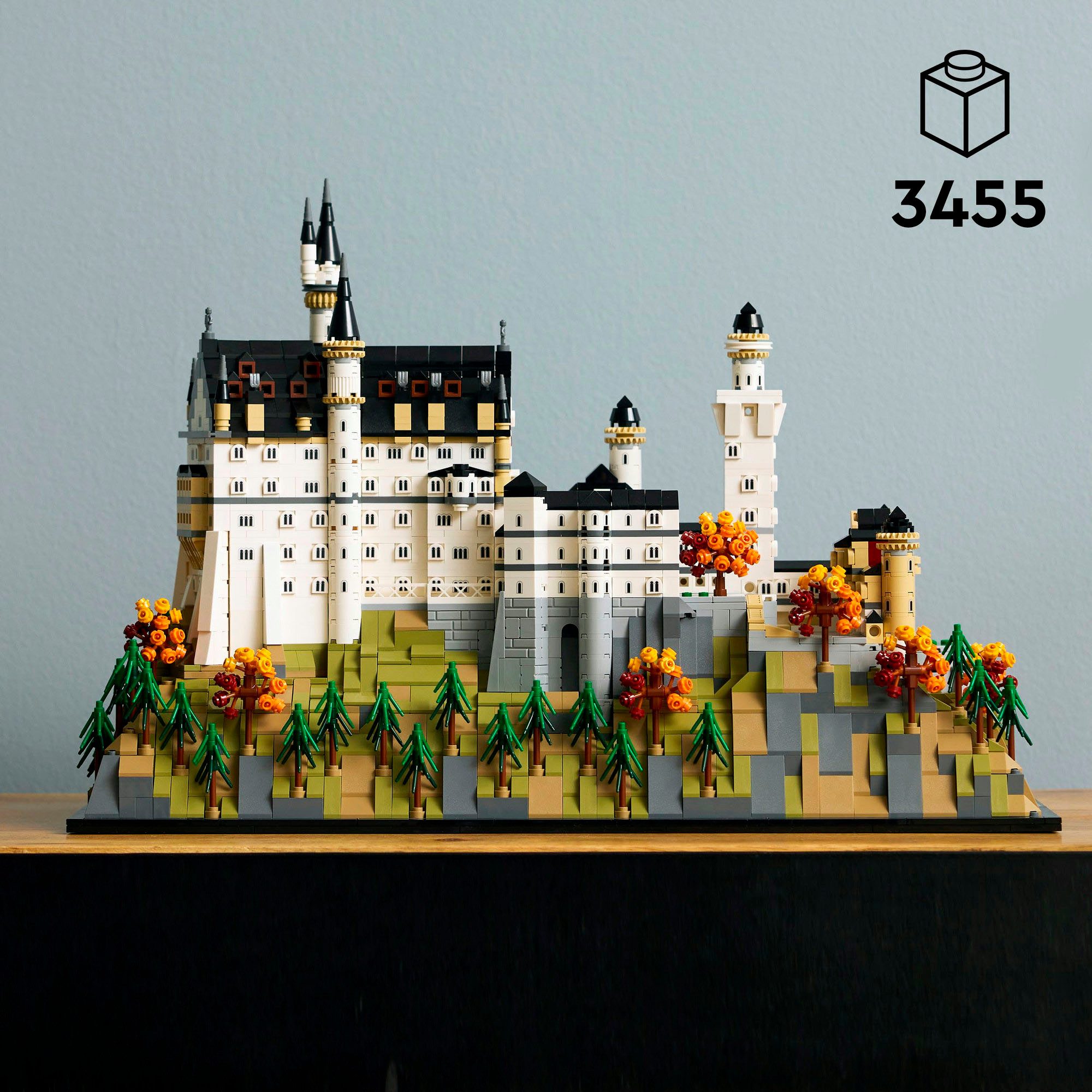 LEGO® Schloss Neuschwanstein (21063), LEGO LEGO Architecture Konstruktionsspielsteine, (3455 St), Made in Europe