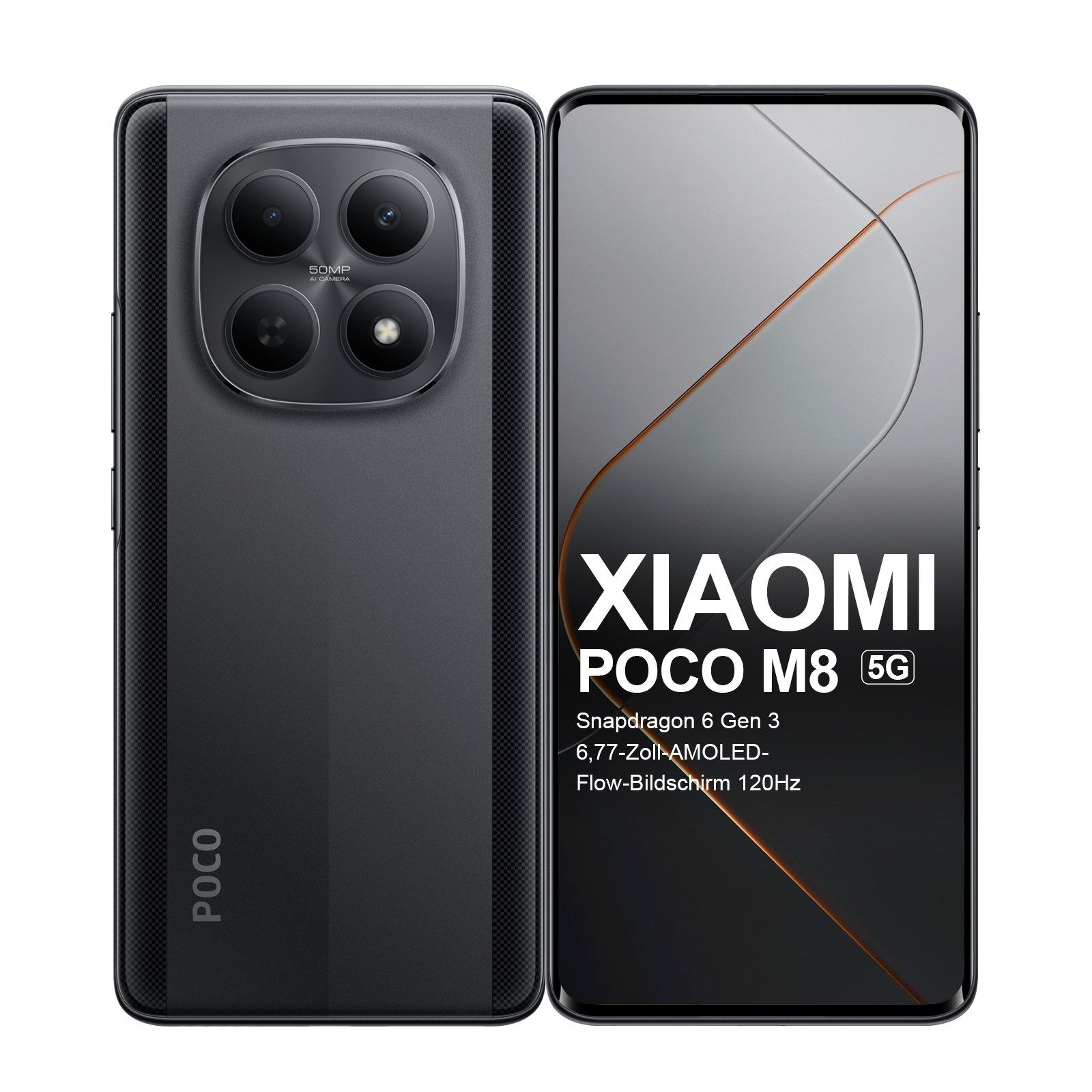 Xiaomi Xiaomi Poco M8 5G Smartphone (6.77 Zoll, 256 GB Speicherplatz)