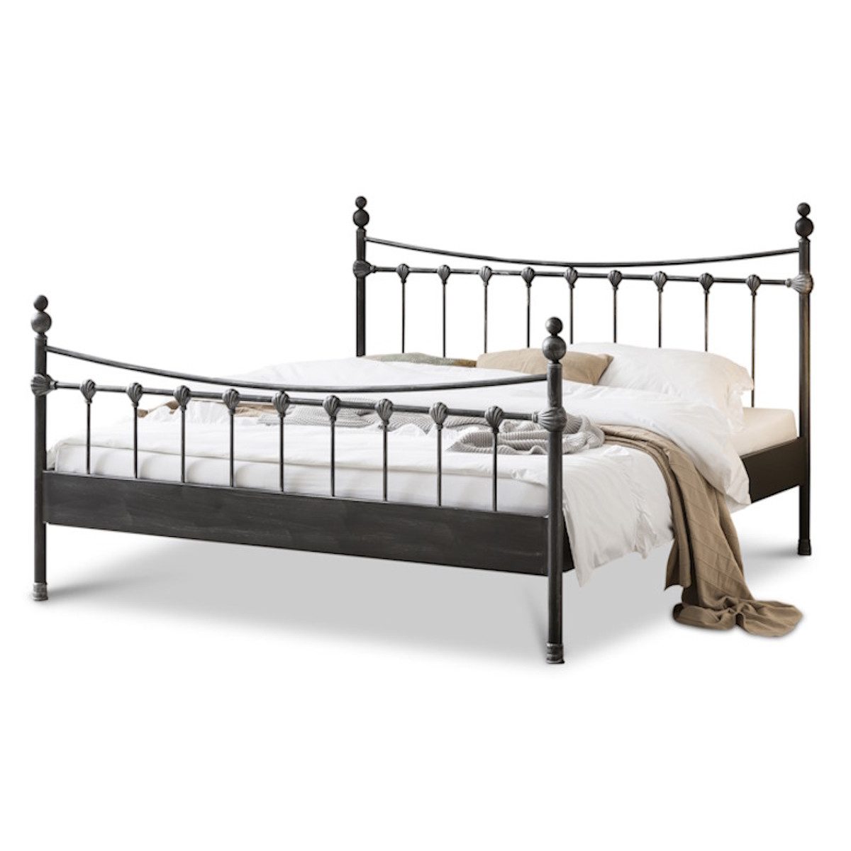 BedBox Metallbett Camilla, Metallbett mit eleganter Leichtigkeit und zeitlosem Rahmen