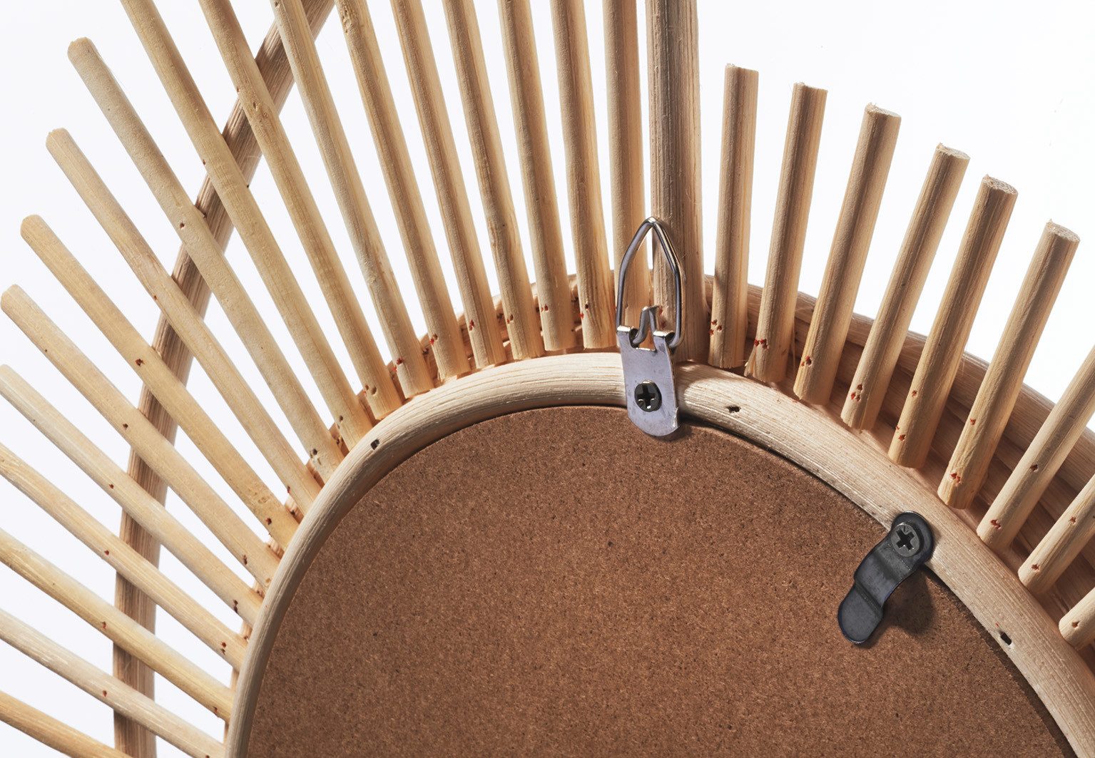 Kobolo Dekoobjekt Spiegel Wandspiegel LEVI Rattan, aus natürlchem Rattan – Bild 4 von 5