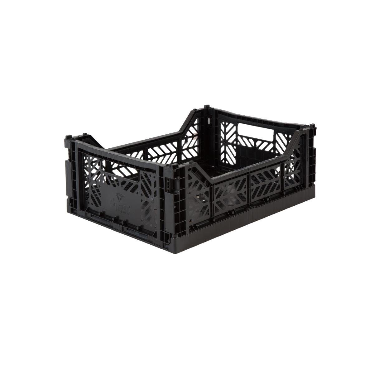 Faltbox Aykasa Faltbox Klappbox BLACK schwarz midi