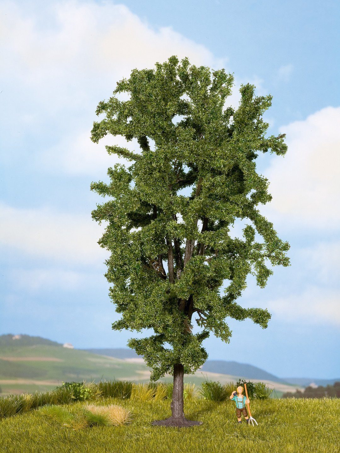 Dekobaum NOCH Rosskastanie, Modellbaum mit grüner Flockung