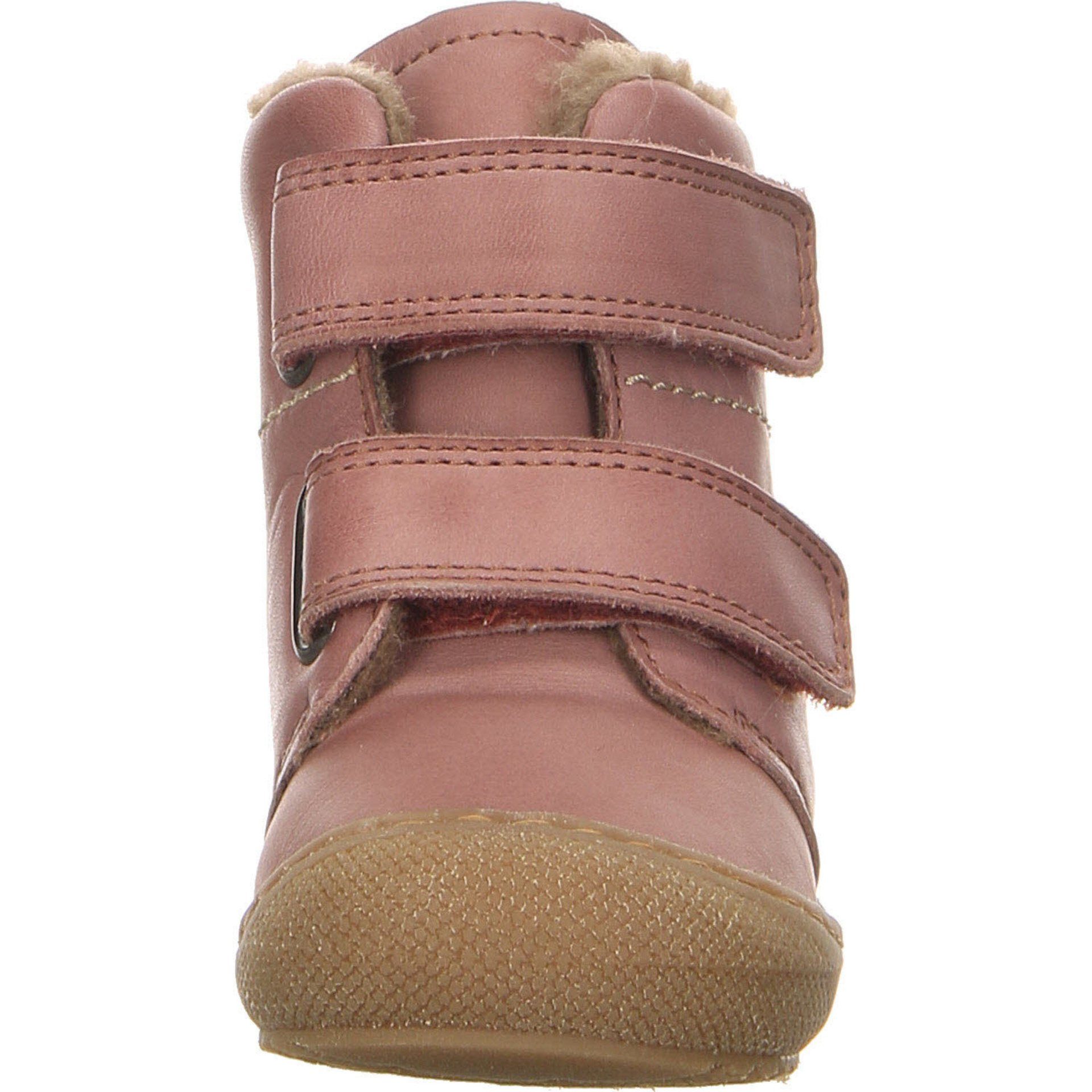Bubble Krabbelschuhe Boots Glattleder Lauflernschuhe Baby Lauflernschuh Naturino rosa