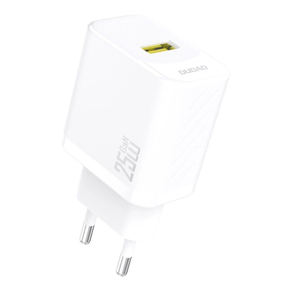 Dudao Netzteil Ladeadapter Reisezubehör USB-Ladegerät (Spar-Set, 1-tlg., 25 W kompakt, GaN, Quick Charge 3.0, 25 W, USB-A, kompakt)