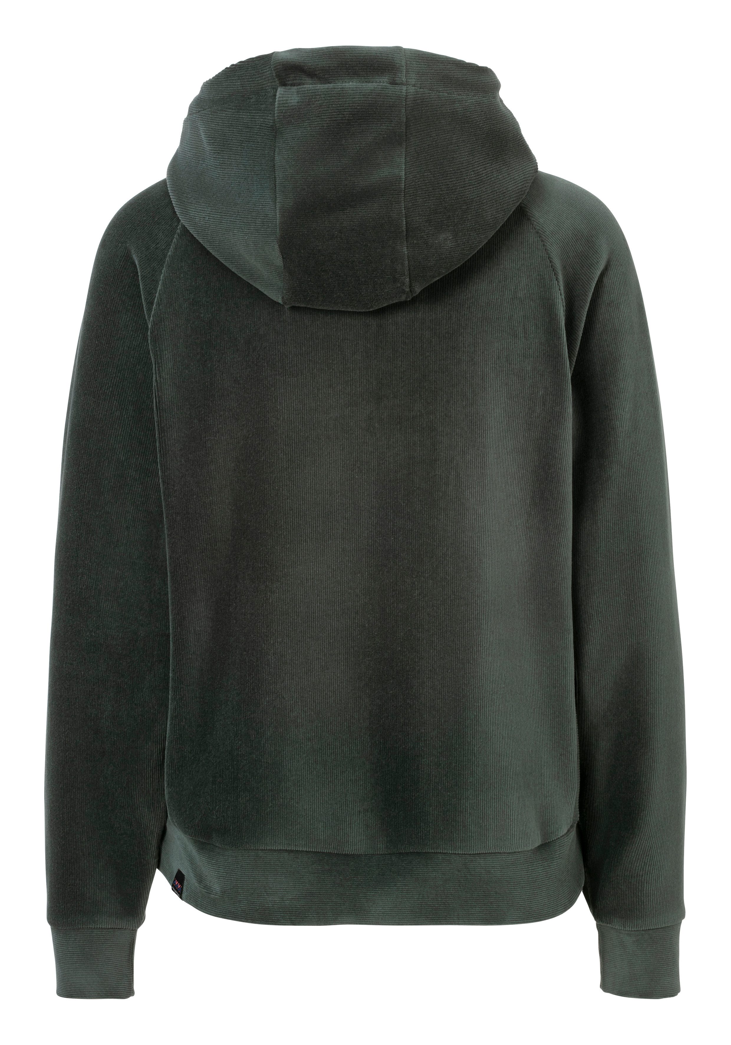 Ragwear Kapuzensweatjacke CORDULY weiche Nickiware