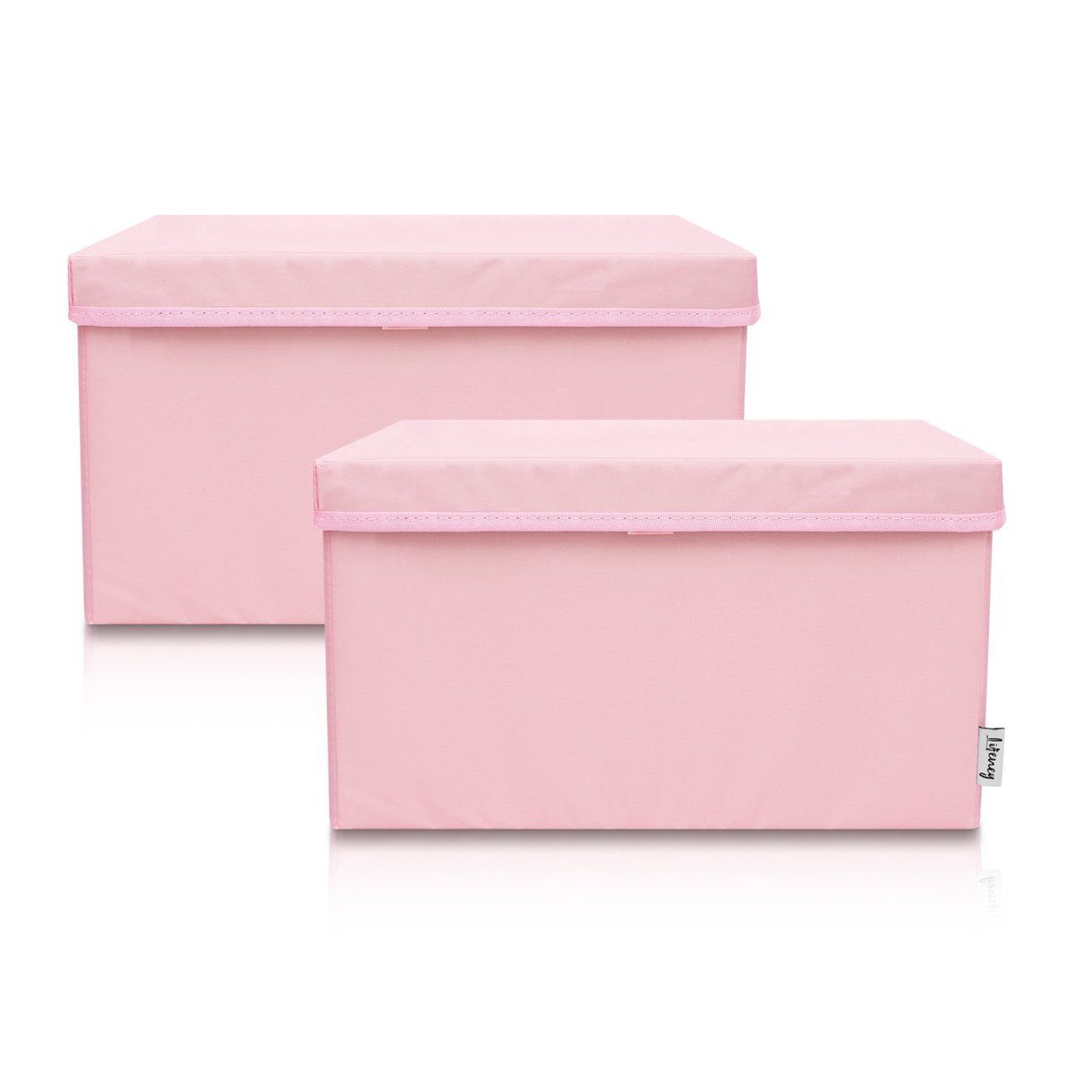 Lifeney Faltbox Aufbewahrungsbox, Rosa, groß, 2er günstig online kaufen