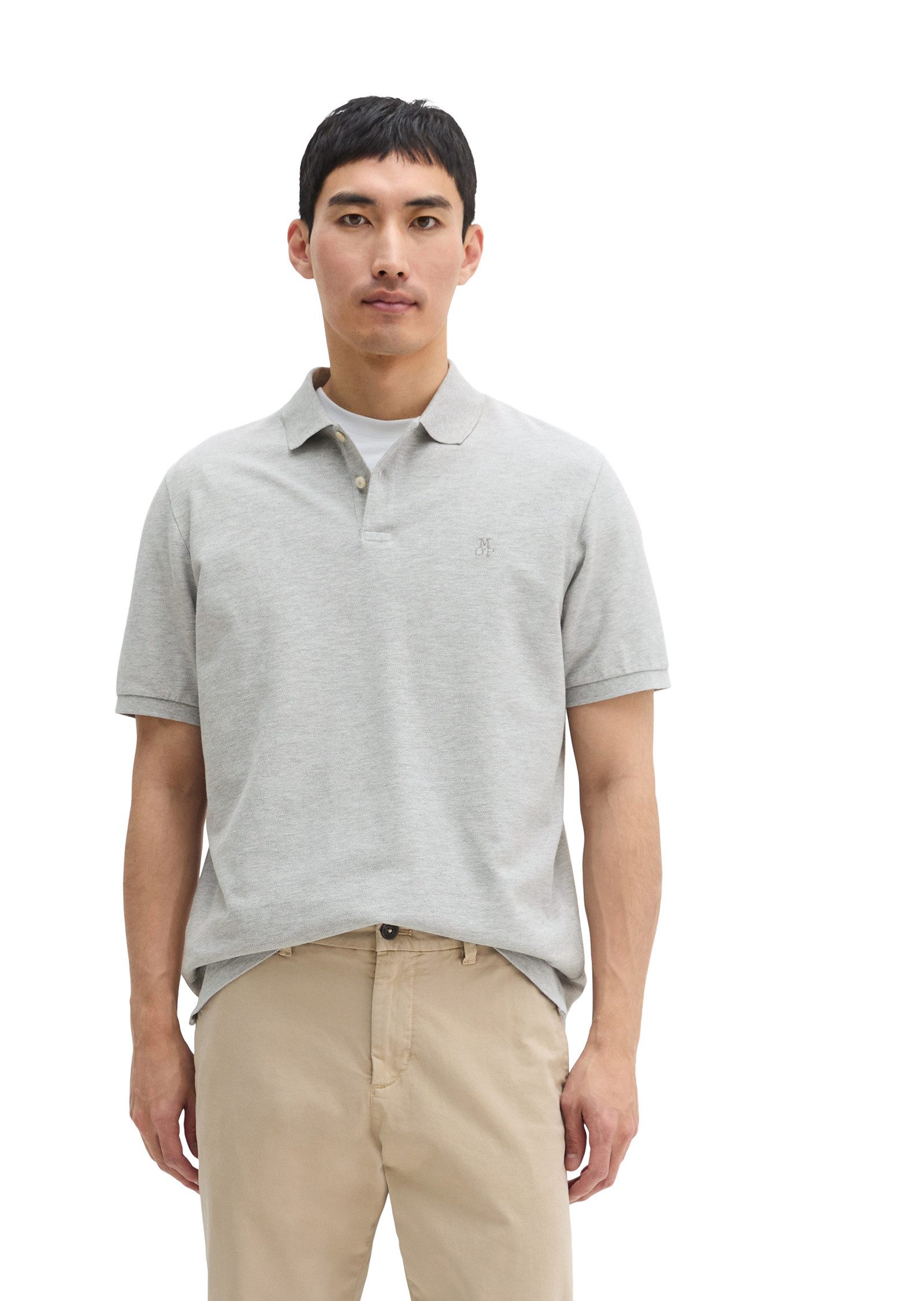 Marc O'Polo Poloshirt aus reiner Bio-Baumwolle