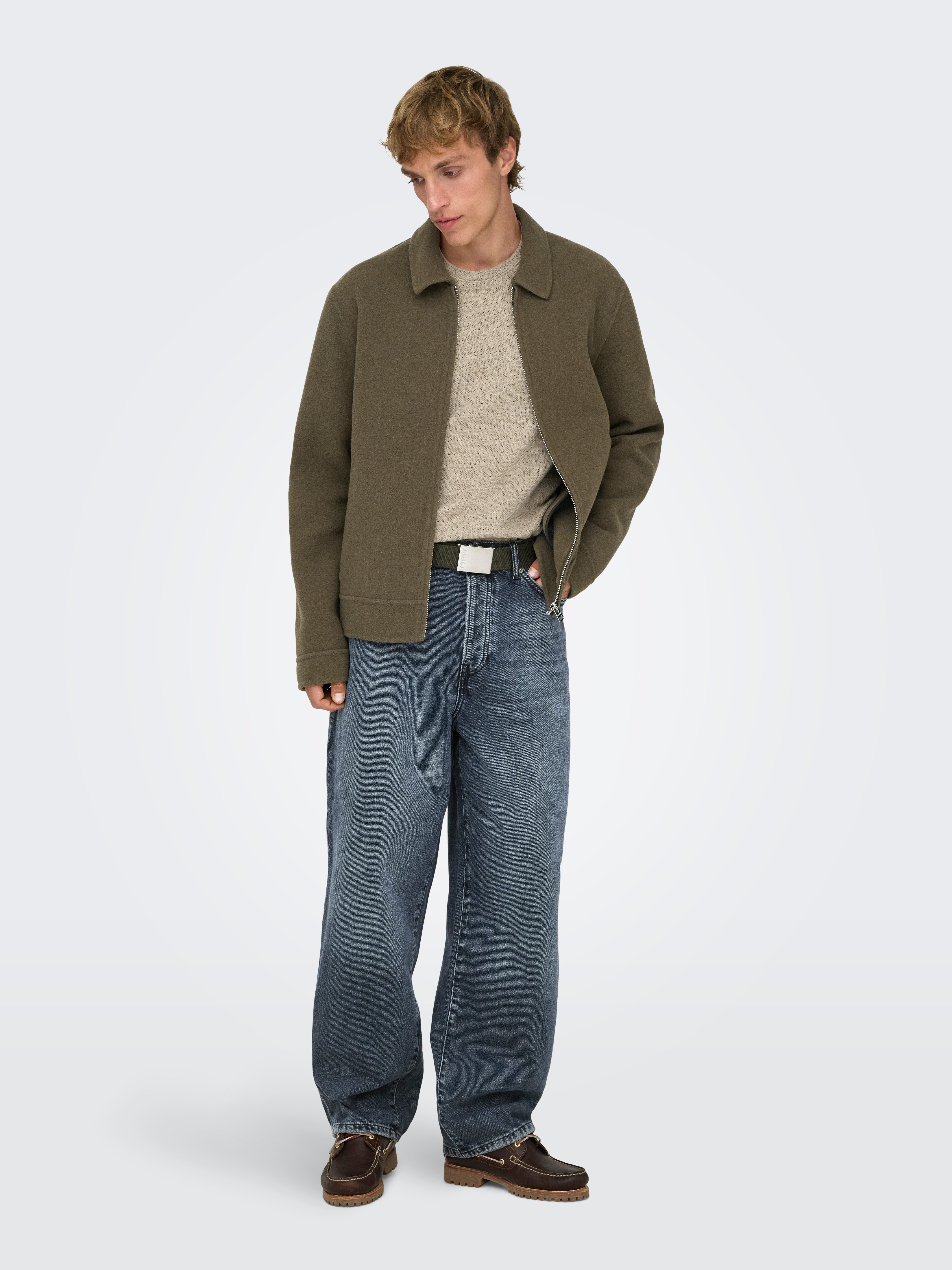 ONLY & SONS Loose-fit-Jeans ONSFADE LOOSE WB 6778 A14 DNM NOOS