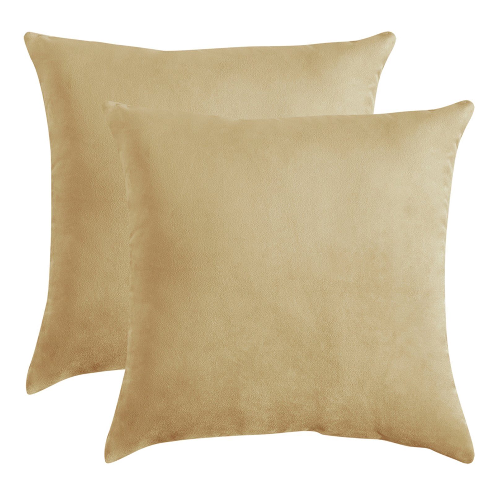 Rosnek Kissenbezug 45* 45cm, Plüsch, für Wohnräume Schlafzimmer Sofa Deko, (2 Stück). Reduzierter Preis € 17,49. Unverbindliche Preisempfehlung € 25,00