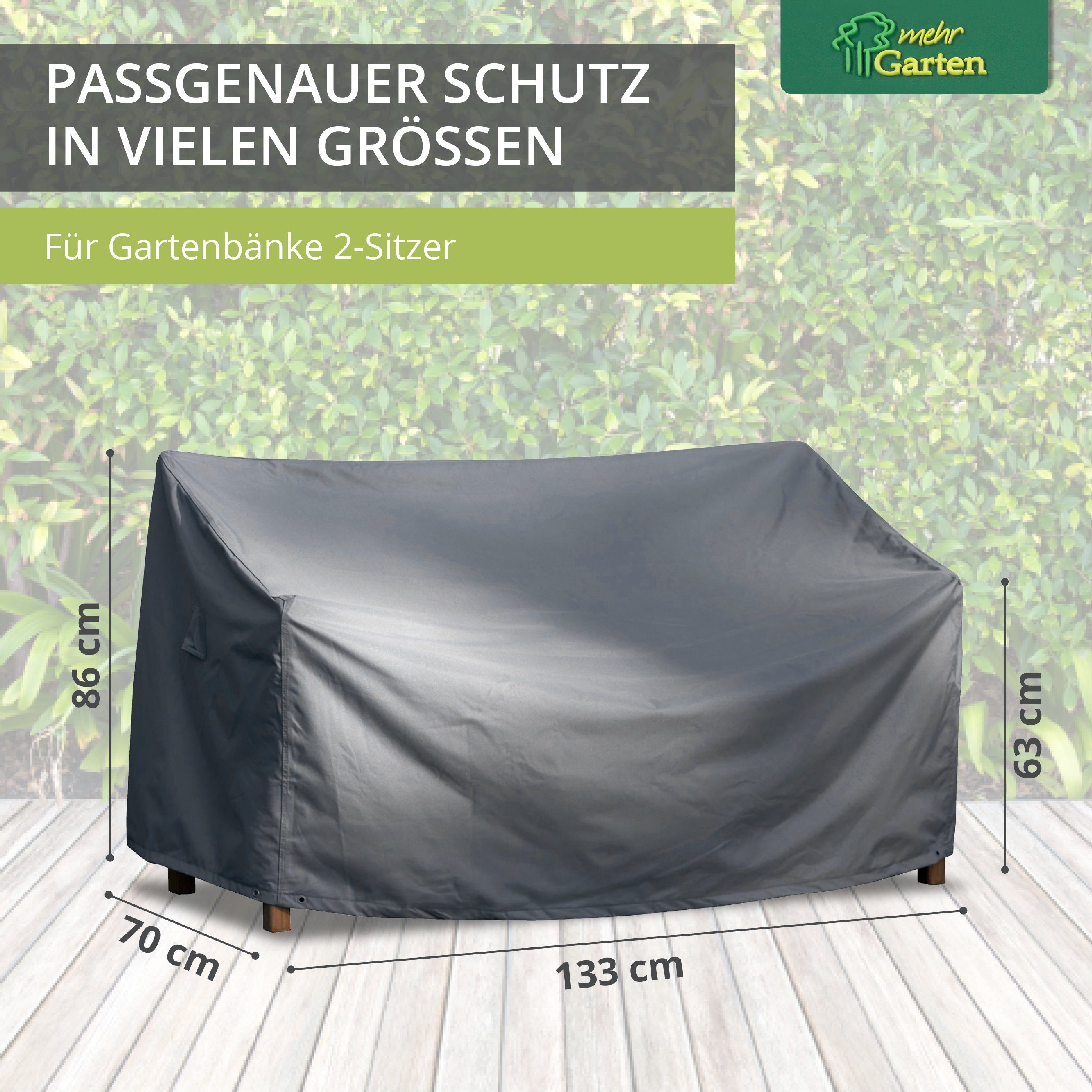 mehr Garten Gartenmöbel-Schutzhülle Premium, Premium Gartenbank-Schutzhülle günstig online kaufen