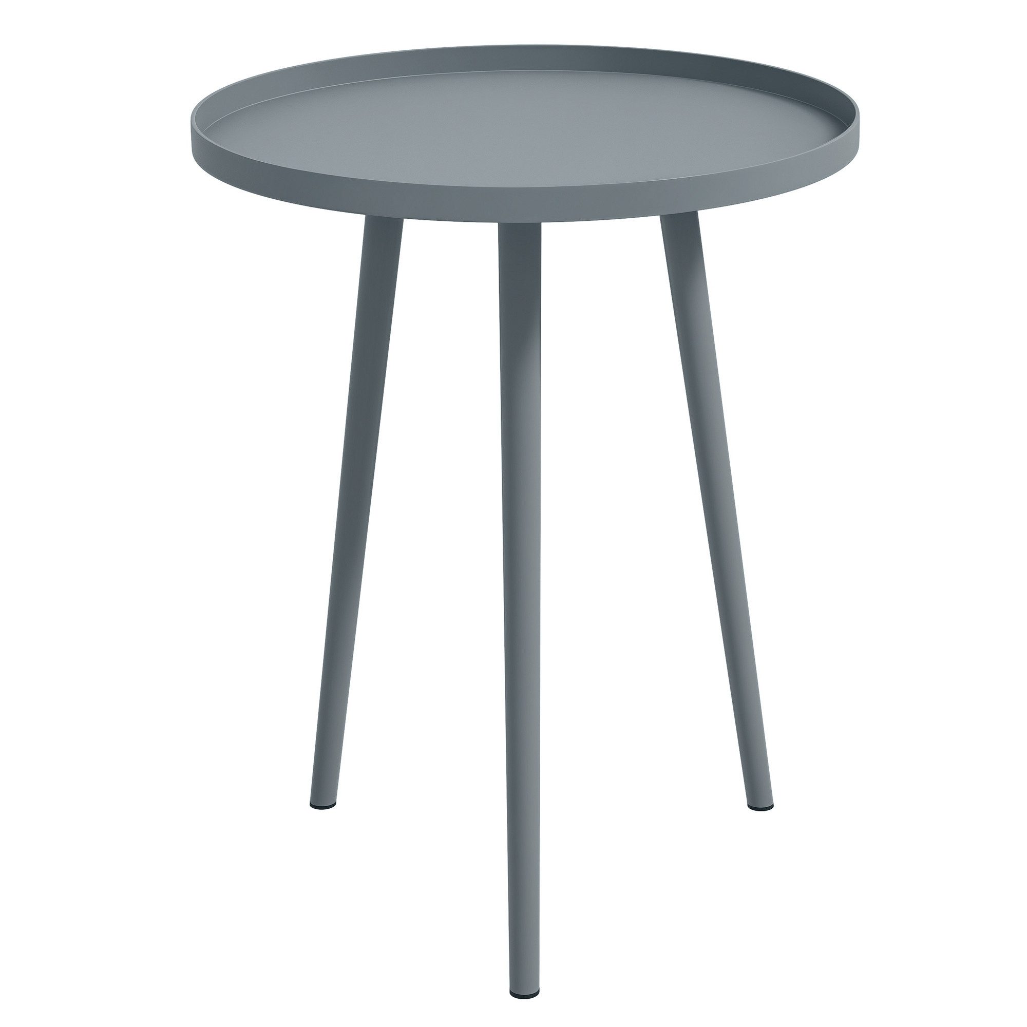 Outsunny Beistelltisch Runder Kaffeetisch, wetterfester Sofatisch aus Stahl (Kaffeetisch, 1-St., Gartentisch), für Outdoor Indoor Balkon Terrasse Grau. Reduzierter Preis € 36,90. Unverbindliche Preisempfehlung € 75,90