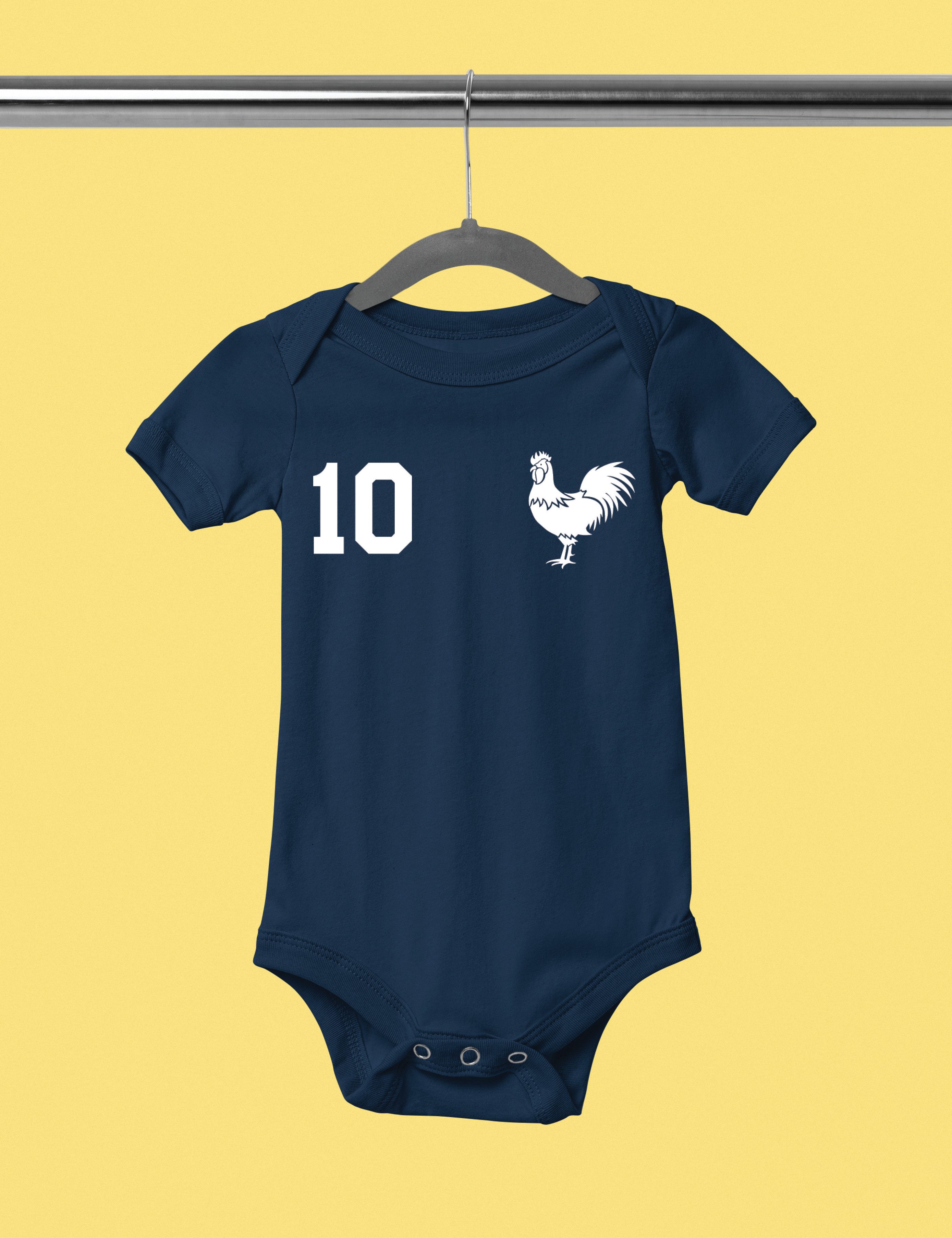 Youth Designz Kurzarmbody Frankreich Kinder Baby Body Strampler mit trendigem Motiv